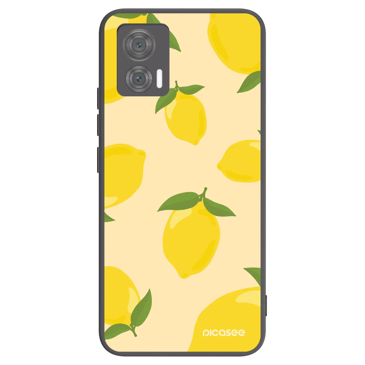 Picasee silikónový čierny obal pre Motorola Edge 30 Neo - Limoncella
