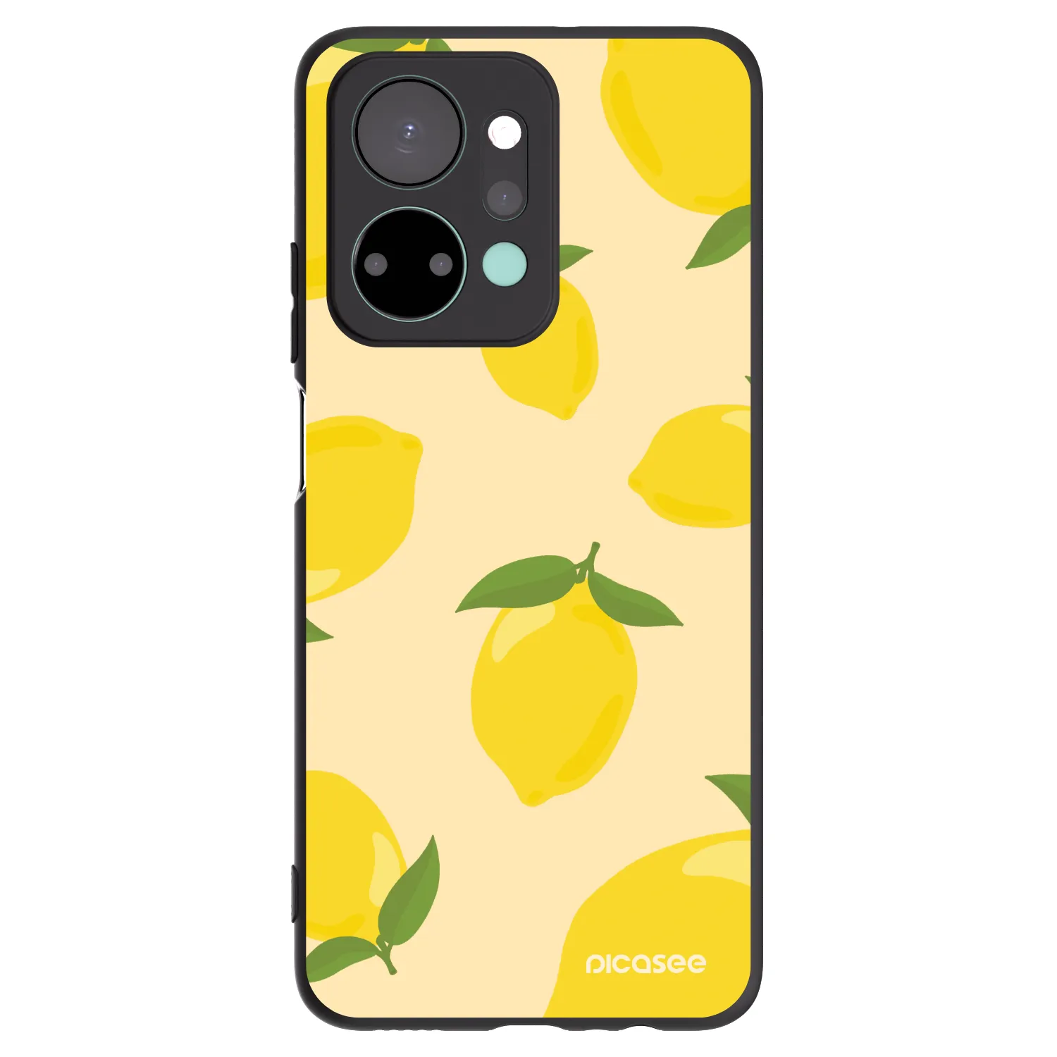 Picasee silikónový čierny obal pre Honor X7a - Limoncella
