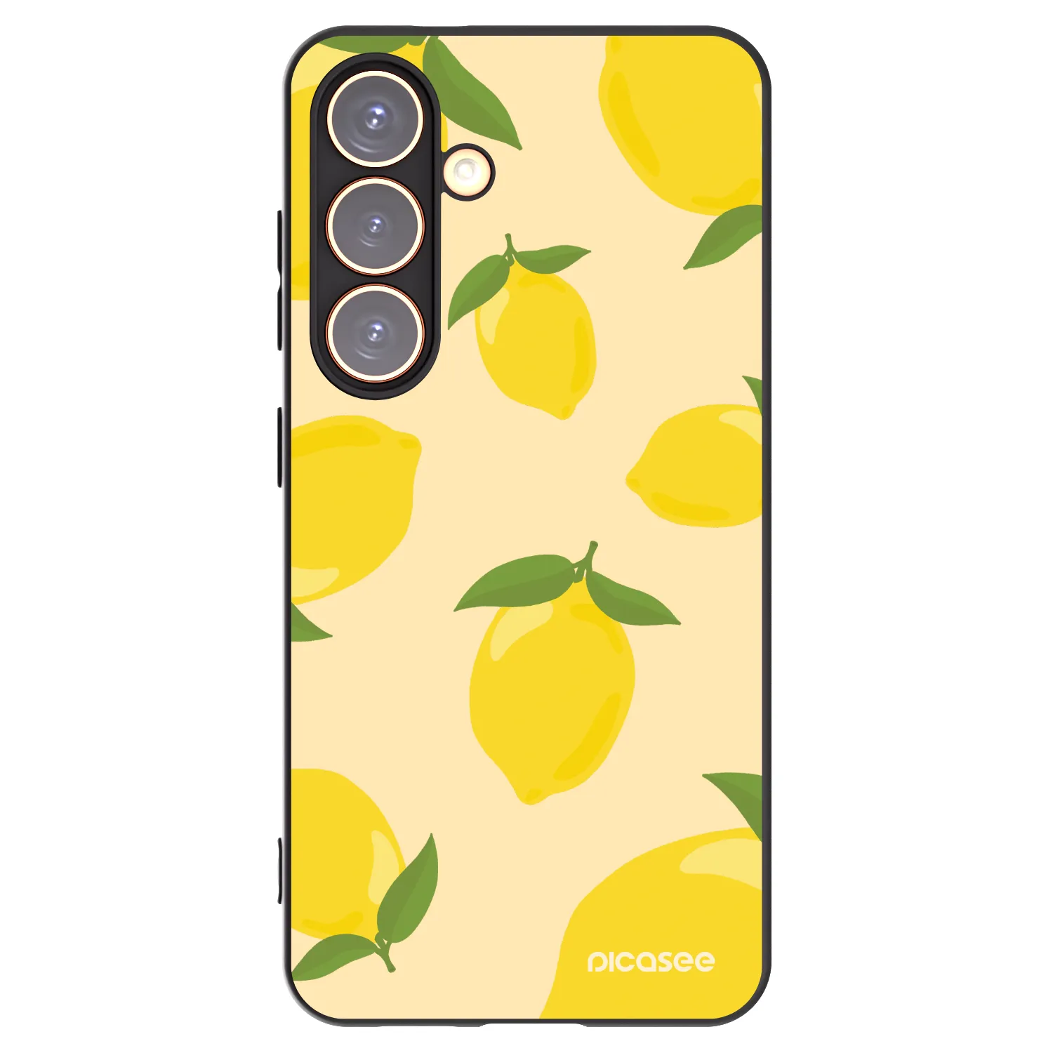 Picasee silikónový čierny obal pre Samsung Galaxy S24 S921B 5G - Limoncella