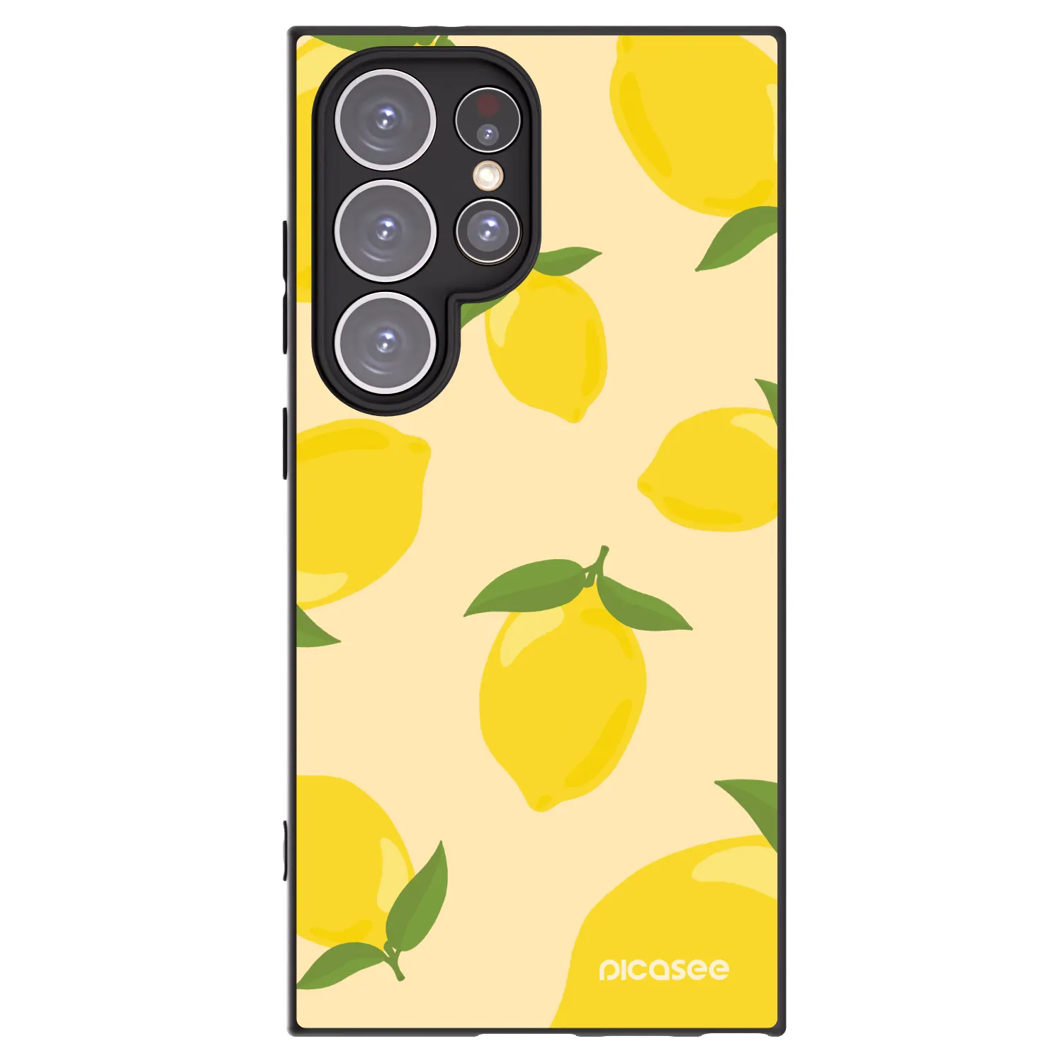 Picasee silikónový čierny obal pre Samsung Galaxy S24 Ultra S928B 5G - Limoncella