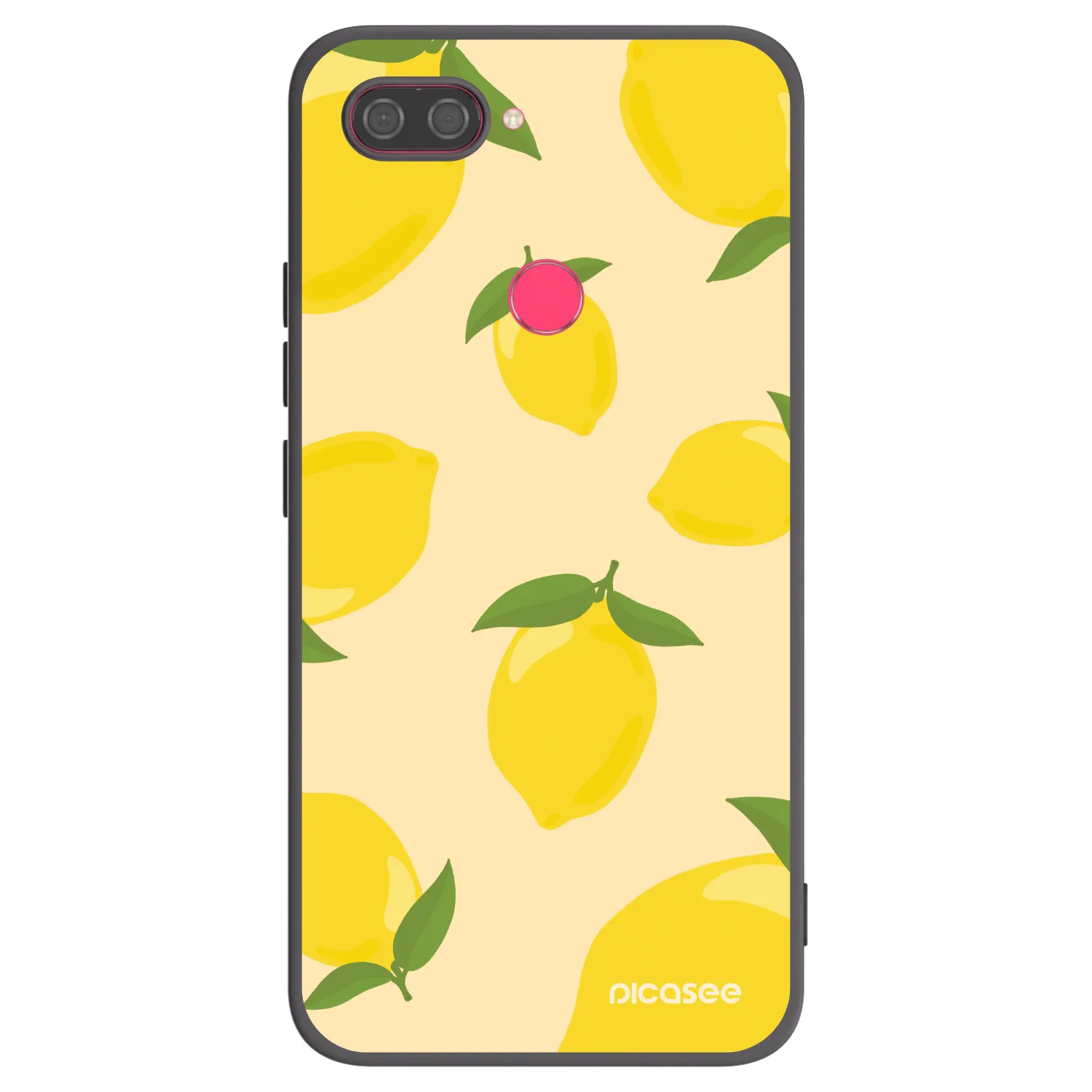 Picasee silikónový čierny obal pre Xiaomi Mi 8 Lite - Limoncella