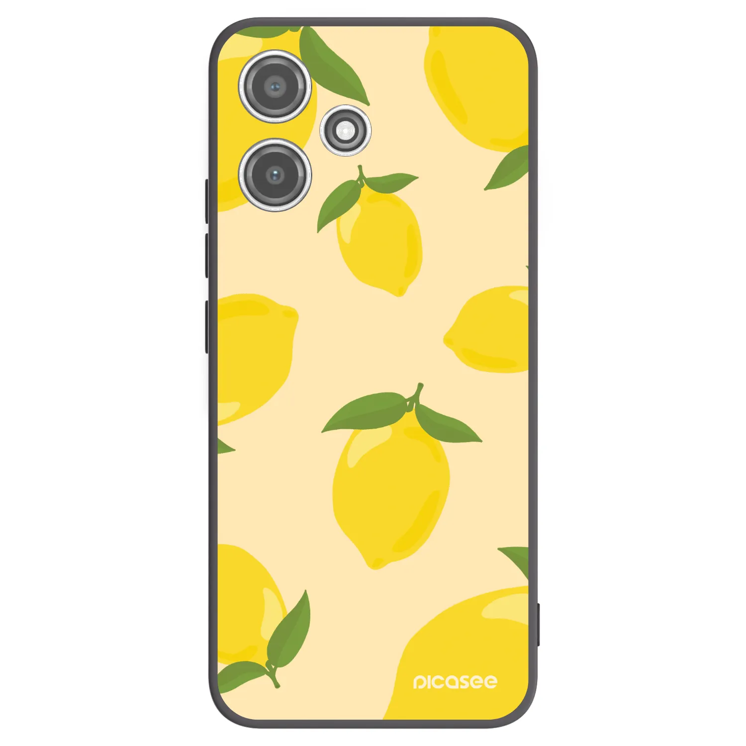 Picasee silikónový čierny obal pre Xiaomi Redmi 12 5G - Limoncella