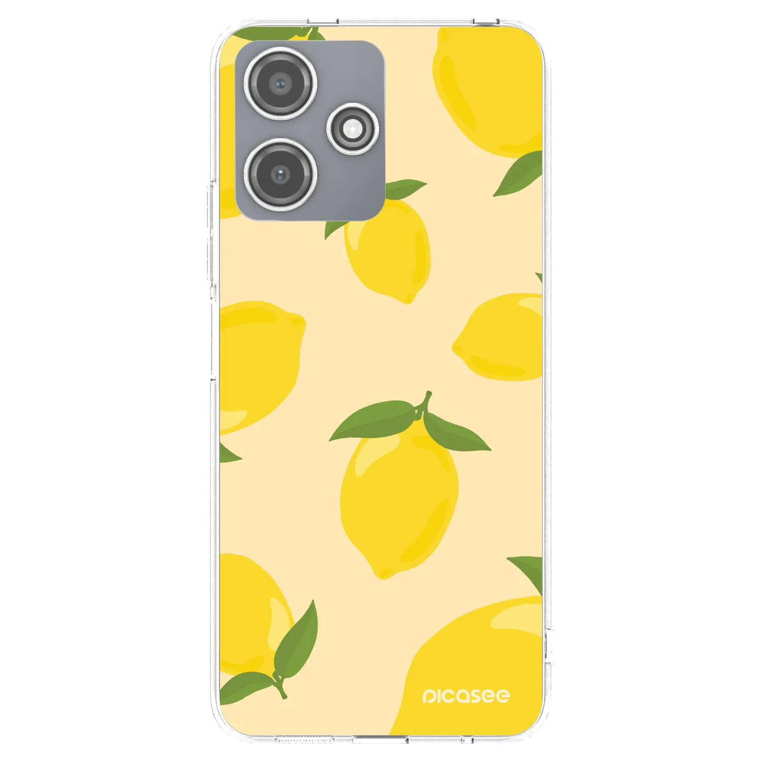 Picasee silikónový prehľadný obal pre Xiaomi Redmi 12 5G - Limoncella