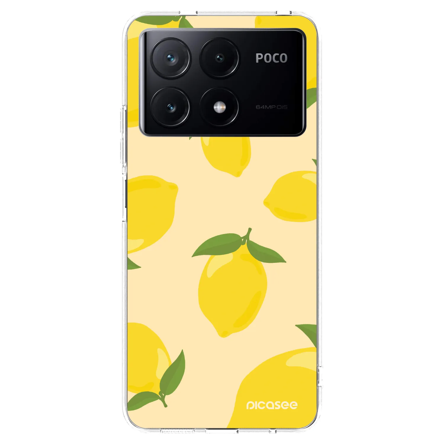 Picasee silikónový prehľadný obal pre Xiaomi Poco X6 Pro - Limoncella
