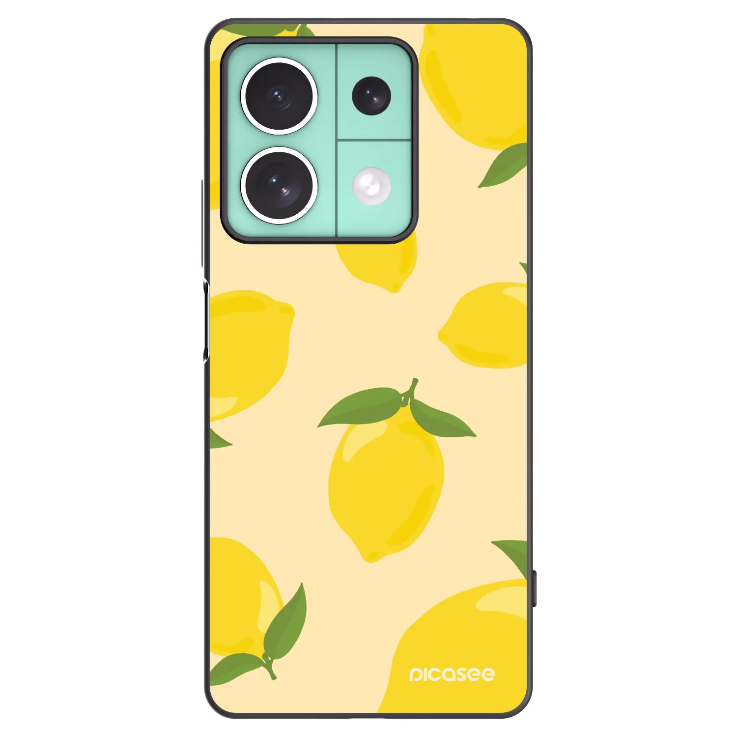 Picasee silikónový čierny obal pre Xiaomi Redmi Note 13 5G - Limoncella