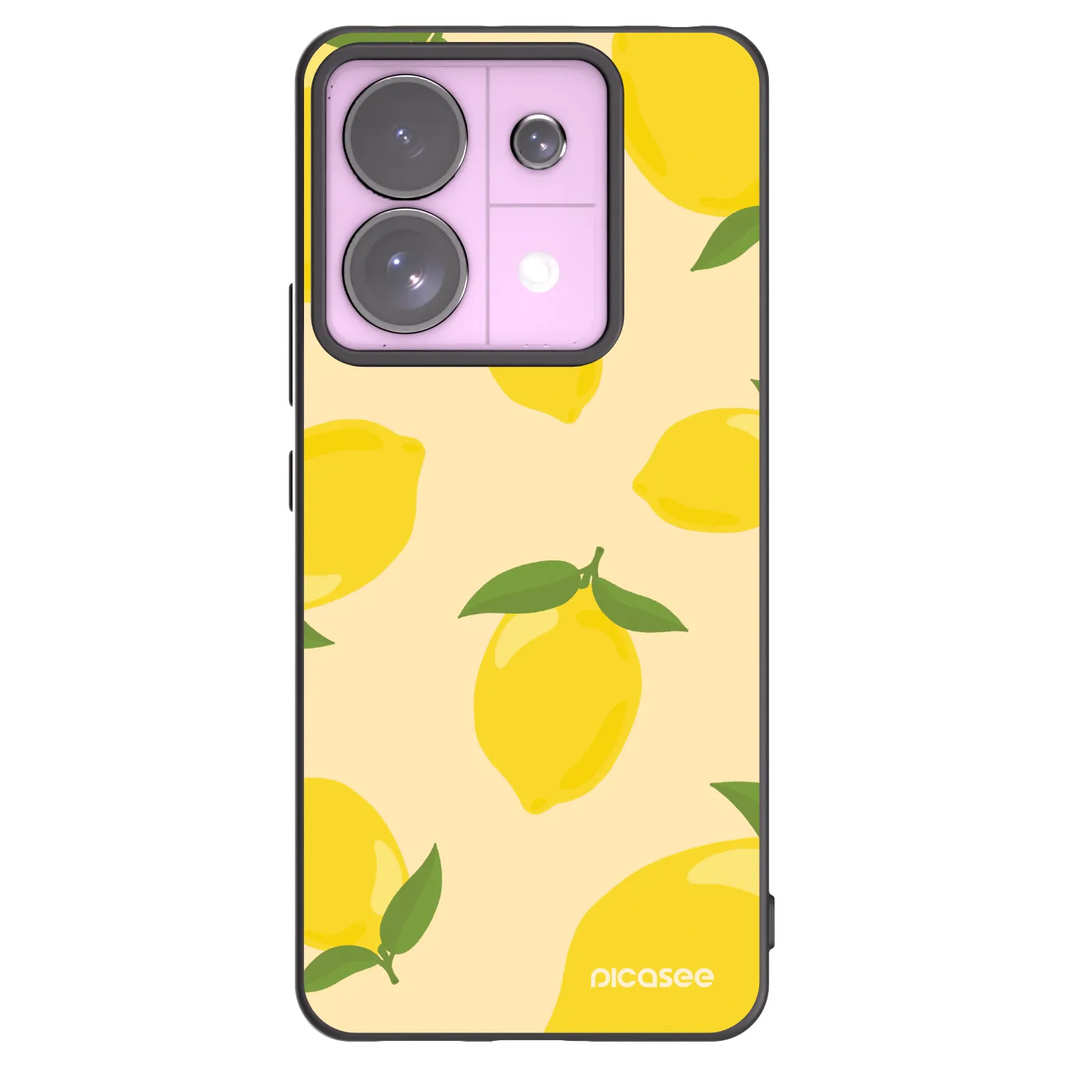 Picasee silikónový čierny obal pre Xiaomi Redmi Note 13 Pro 5G - Limoncella