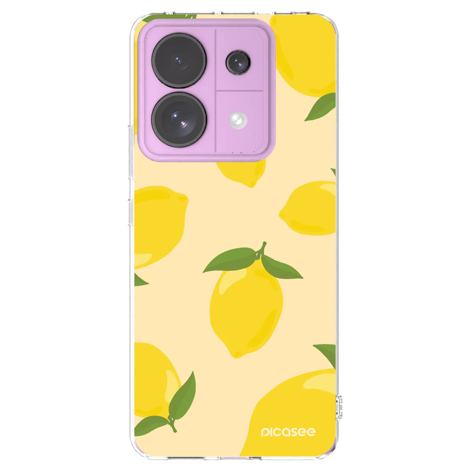 Picasee silikónový prehľadný obal pre Xiaomi Redmi Note 13 Pro 5G - Limoncella