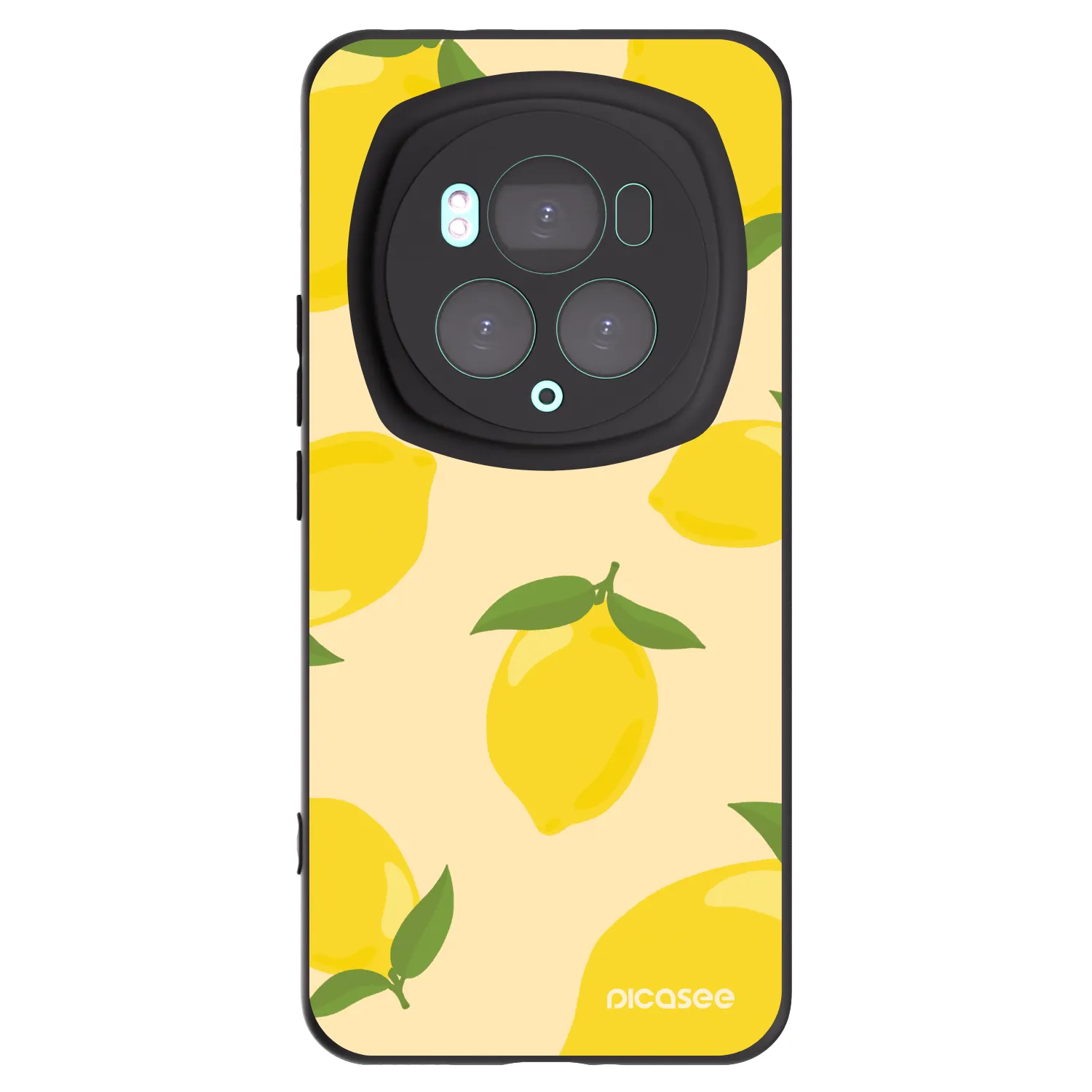 Picasee silikónový čierny obal pre Honor Magic6 Pro - Limoncella