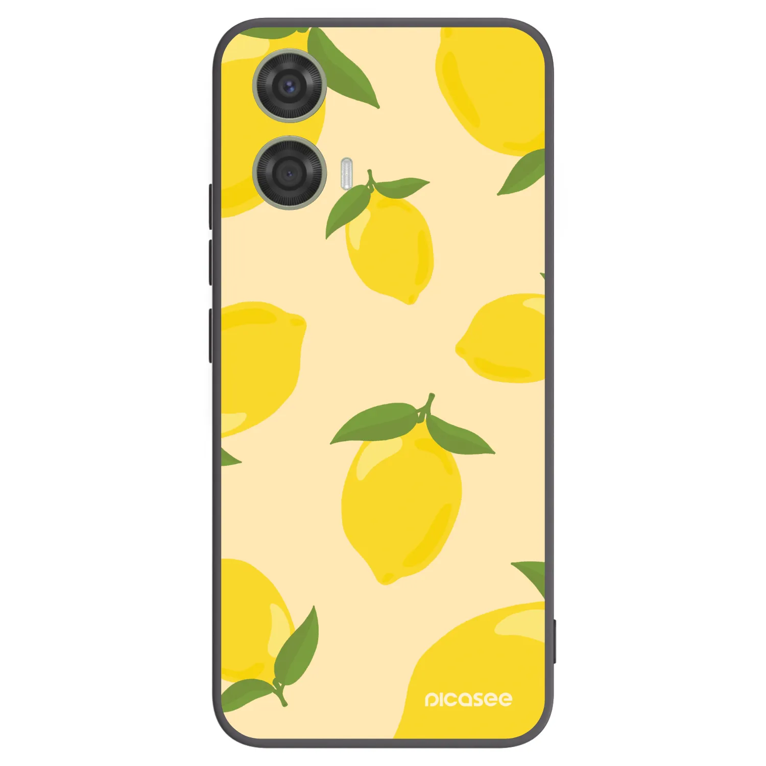 Picasee silikónový čierny obal pre Motorola Moto G24 - Limoncella
