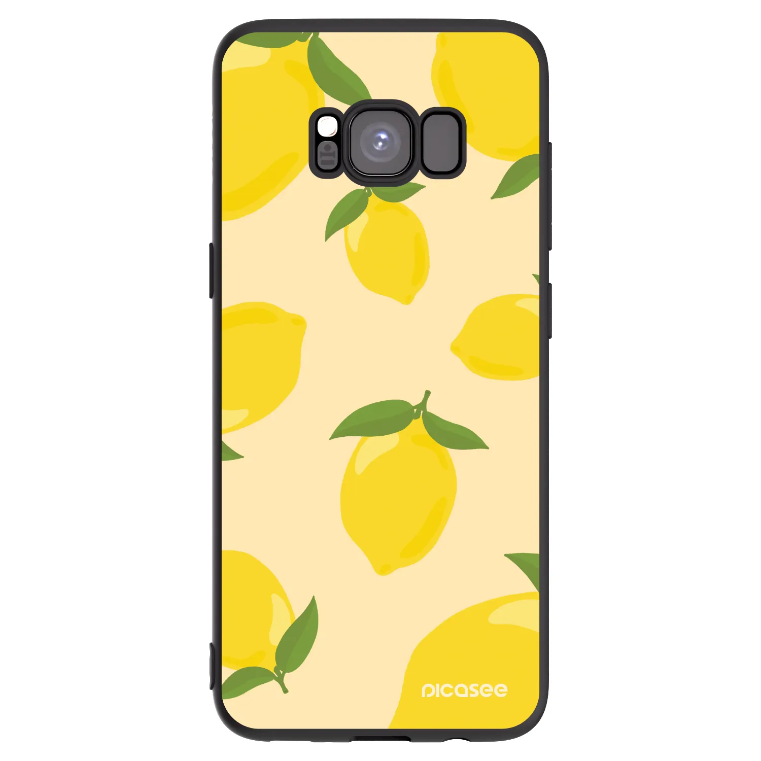 Picasee silikónový čierny obal pre Samsung Galaxy S8 G950F - Limoncella