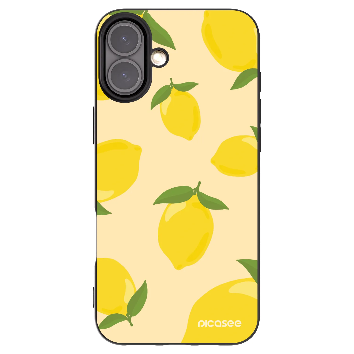 Picasee silikónový čierny obal pre Apple iPhone 16 Plus - Limoncella