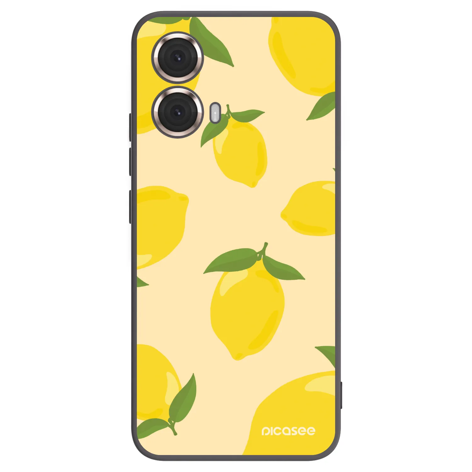 Picasee silikónový čierny obal pre Motorola Moto G85 - Limoncella