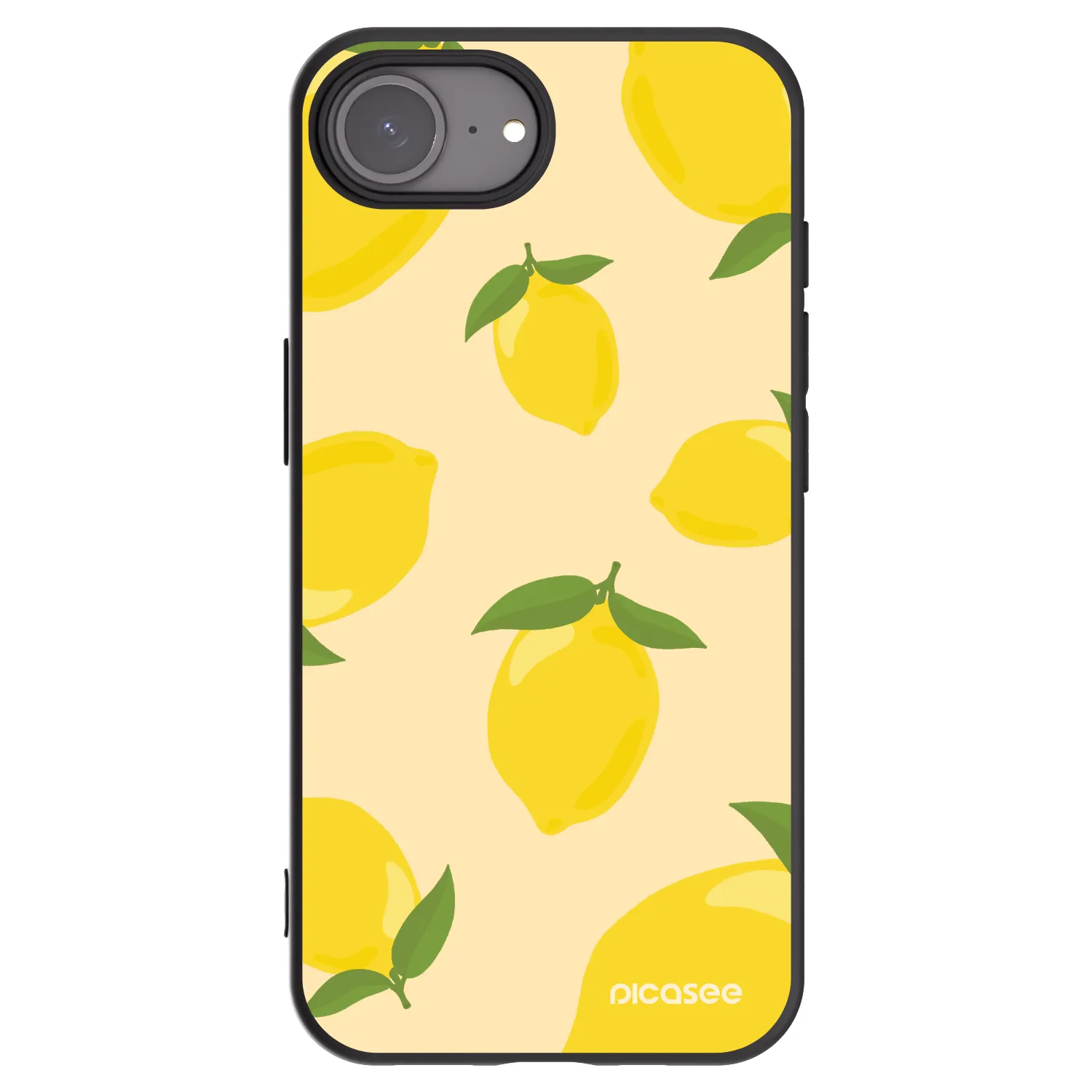 Picasee silikónový čierny obal pre Apple iPhone 16e - Limoncella
