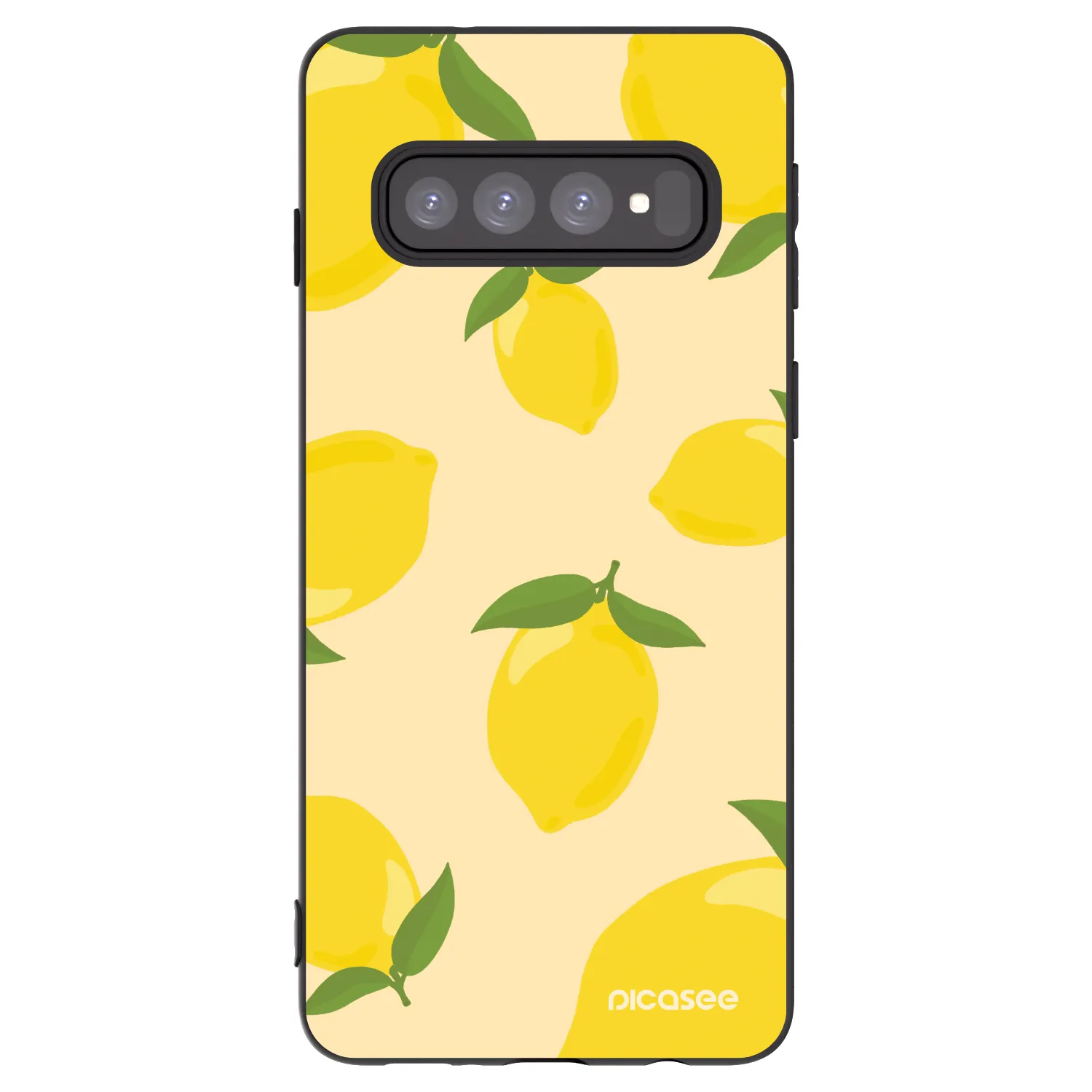 Picasee silikónový čierny obal pre Samsung Galaxy S10 G973 - Limoncella