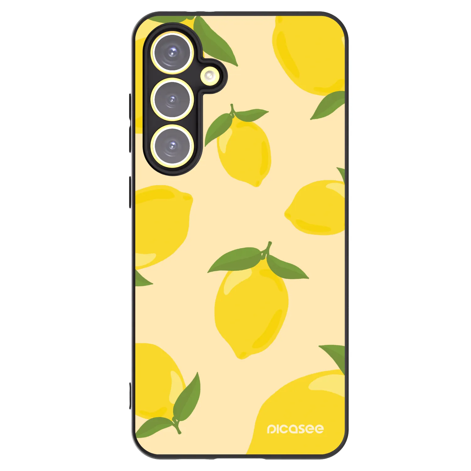 Picasee silikónový čierny obal pre Samsung Galaxy S24 FE S721B - Limoncella