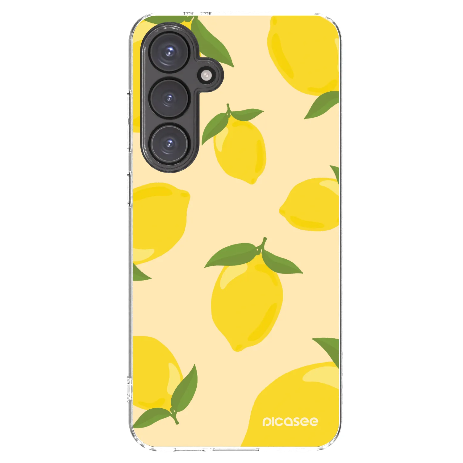 Picasee silikónový prehľadný obal pre Samsung Galaxy S24 FE S721B - Limoncella