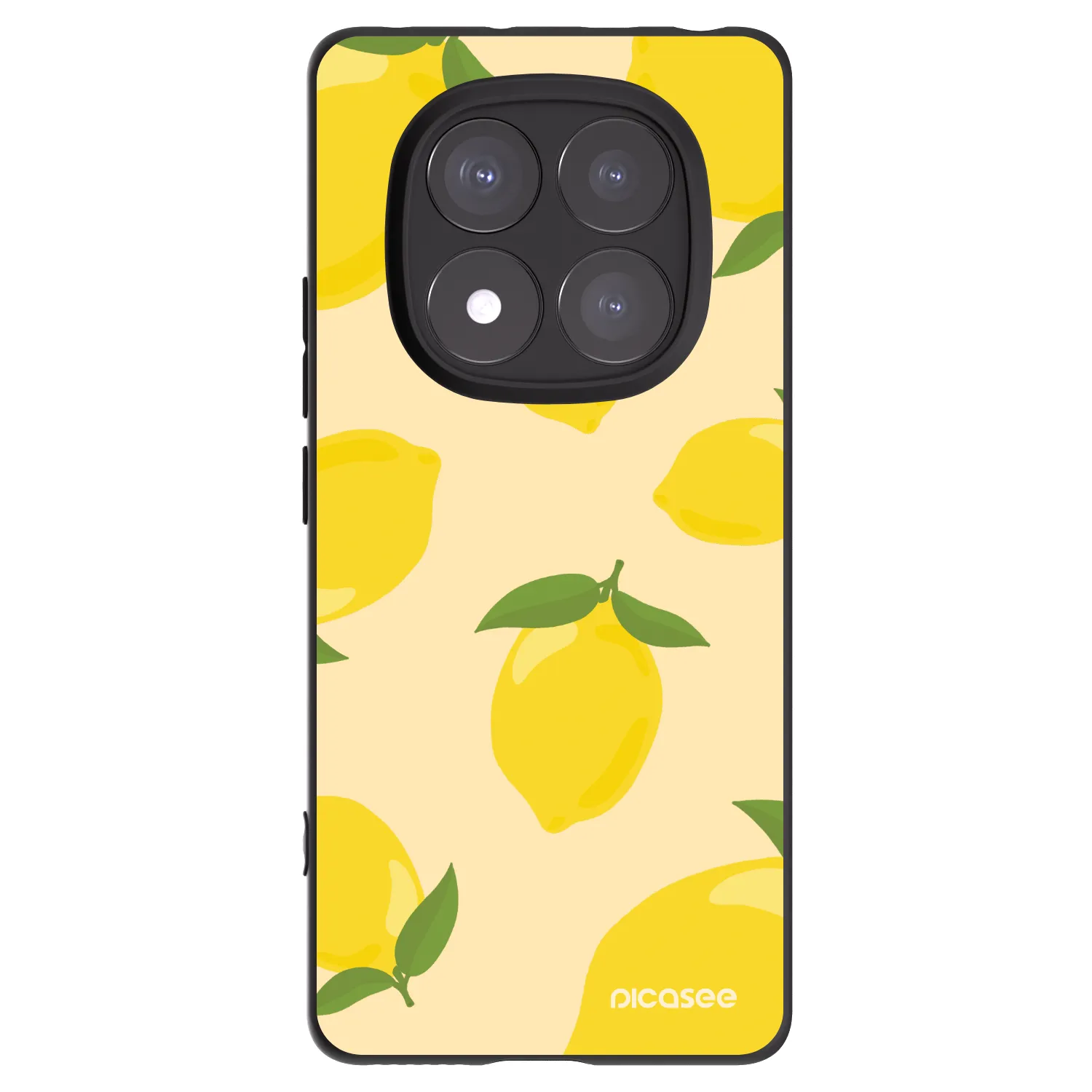 Picasee silikónový čierny obal pre Xiaomi Redmi Note 14 Pro 5G - Limoncella