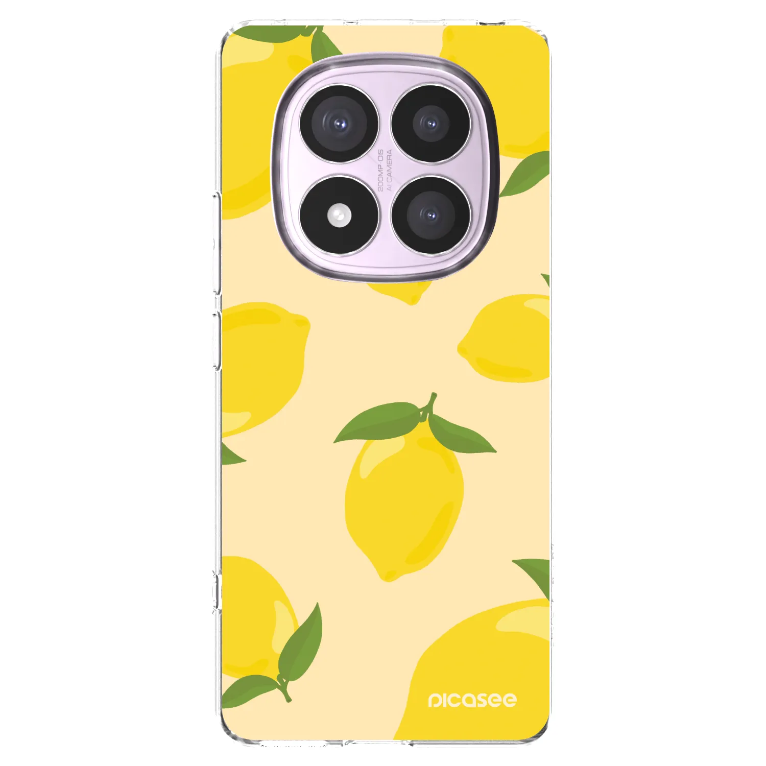 Picasee silikónový prehľadný obal pre Xiaomi Redmi Note 14 Pro 5G - Limoncella