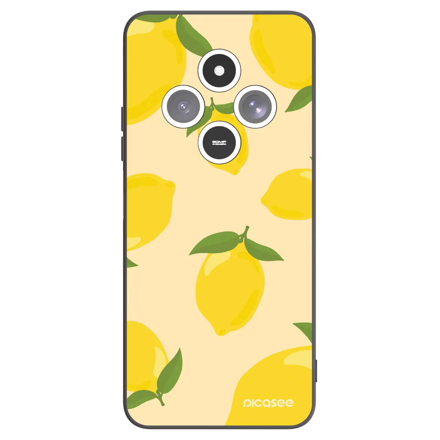 Picasee silikónový čierny obal pre Xiaomi Redmi 14C - Limoncella