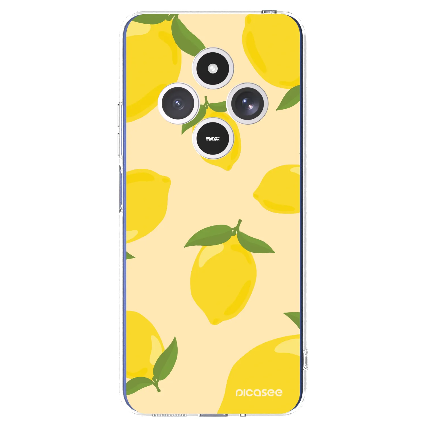 Picasee silikónový prehľadný obal pre Xiaomi Redmi 14C - Limoncella