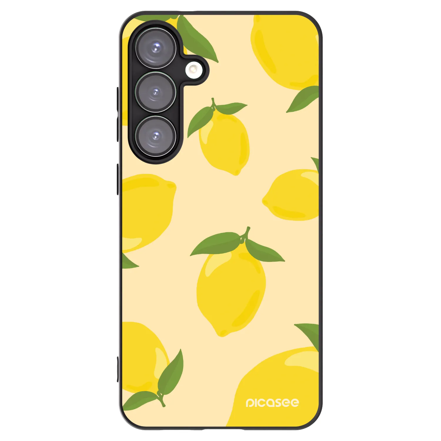 Picasee silikónový čierny obal pre Samsung Galaxy S25+ 5G - Limoncella