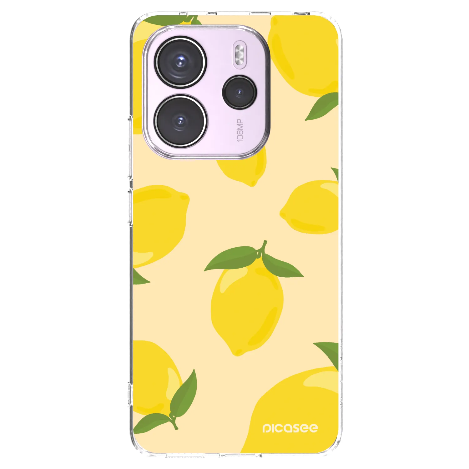 Picasee silikónový prehľadný obal pre Xiaomi Redmi Note 14 4G - Limoncella