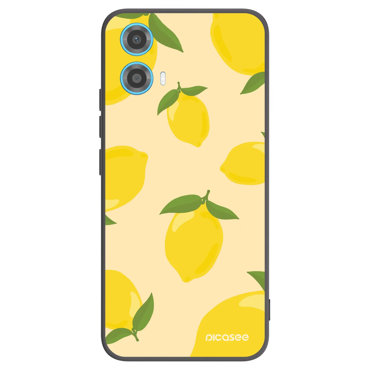 Picasee silikónový čierny obal pre Motorola Moto G34 5G - Limoncella