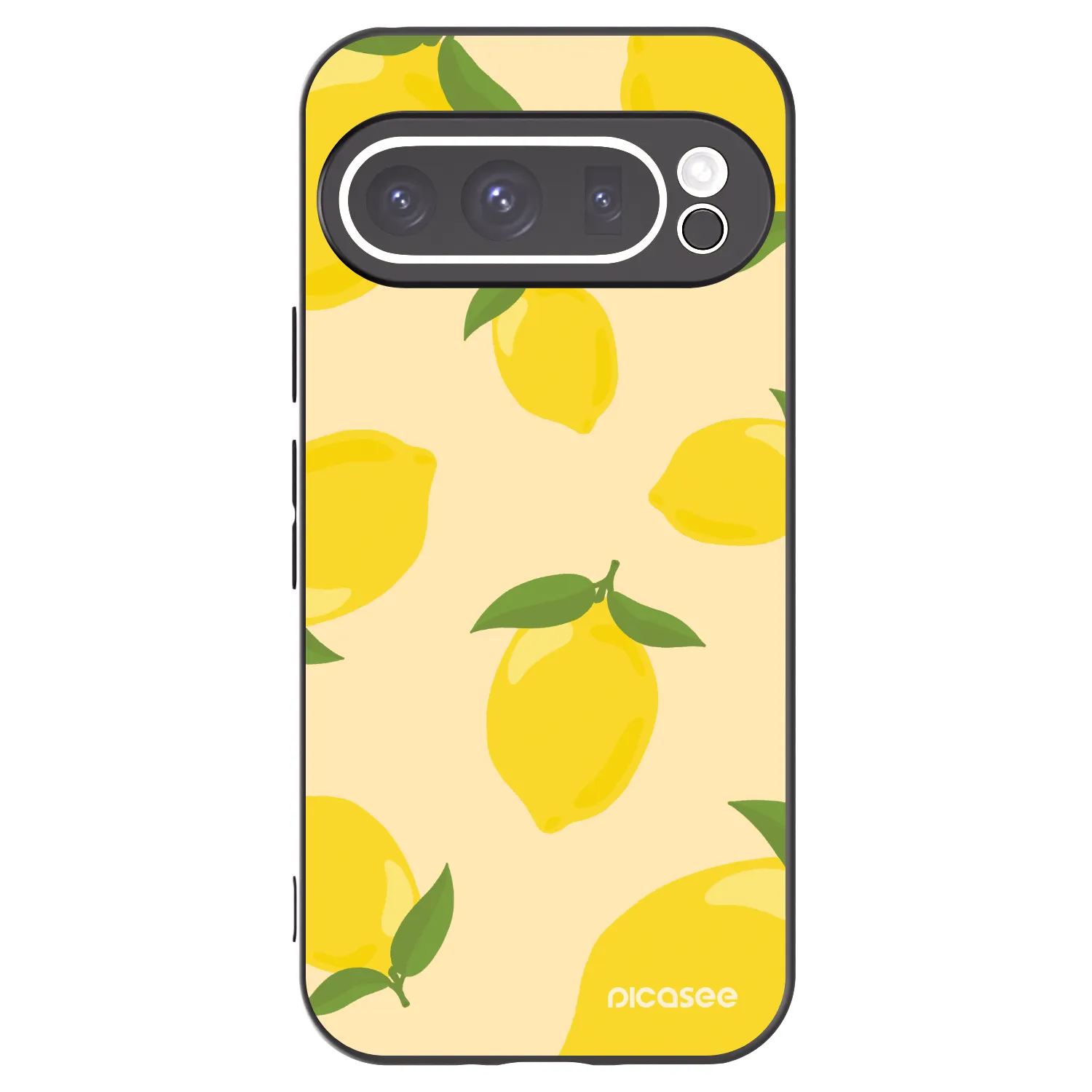 Picasee silikónový čierny obal pre Google Pixel 9 Pro - Limoncella