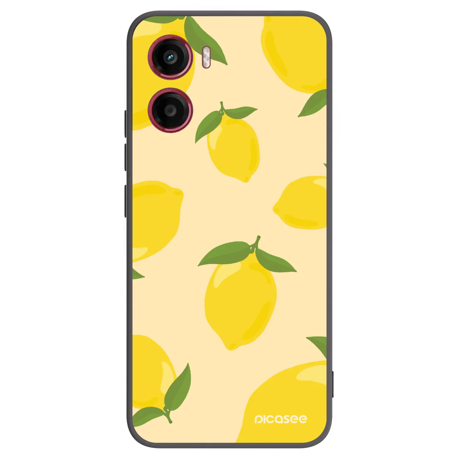 Picasee silikónový čierny obal pre Motorola Moto G05 - Limoncella