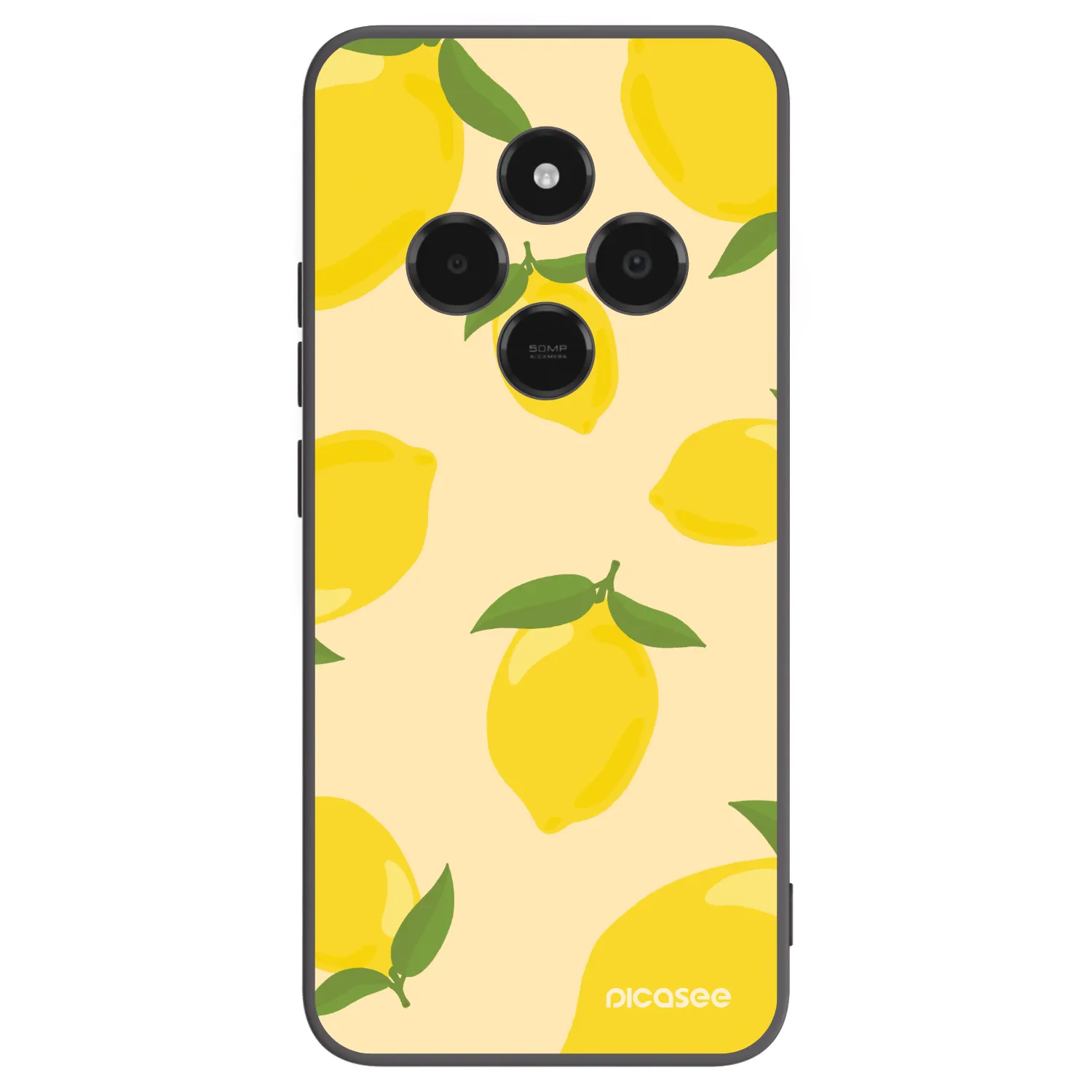 Picasee silikónový čierny obal pre Xiaomi Poco C75 - Limoncella