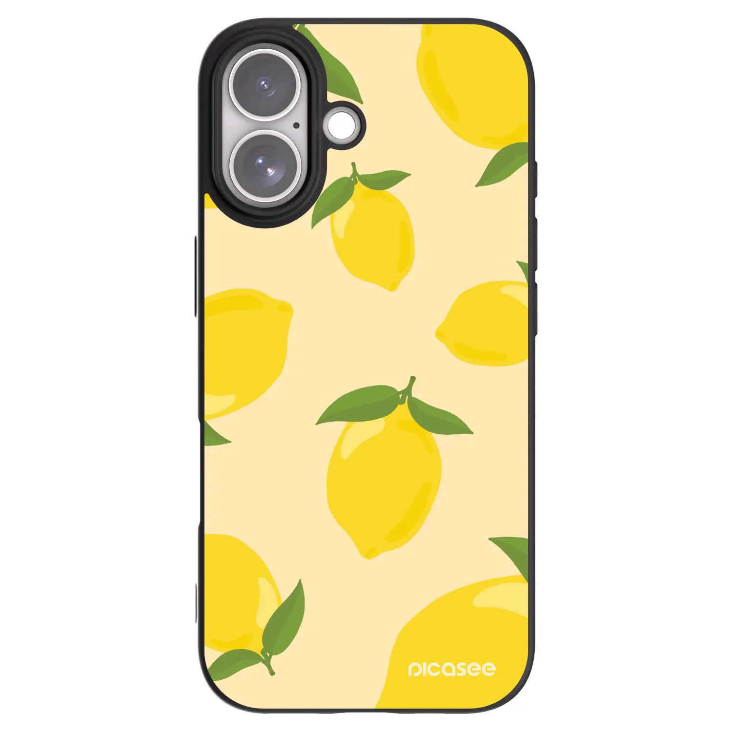 Picasee silikónový čierny obal pre Apple iPhone 17 - Limoncella