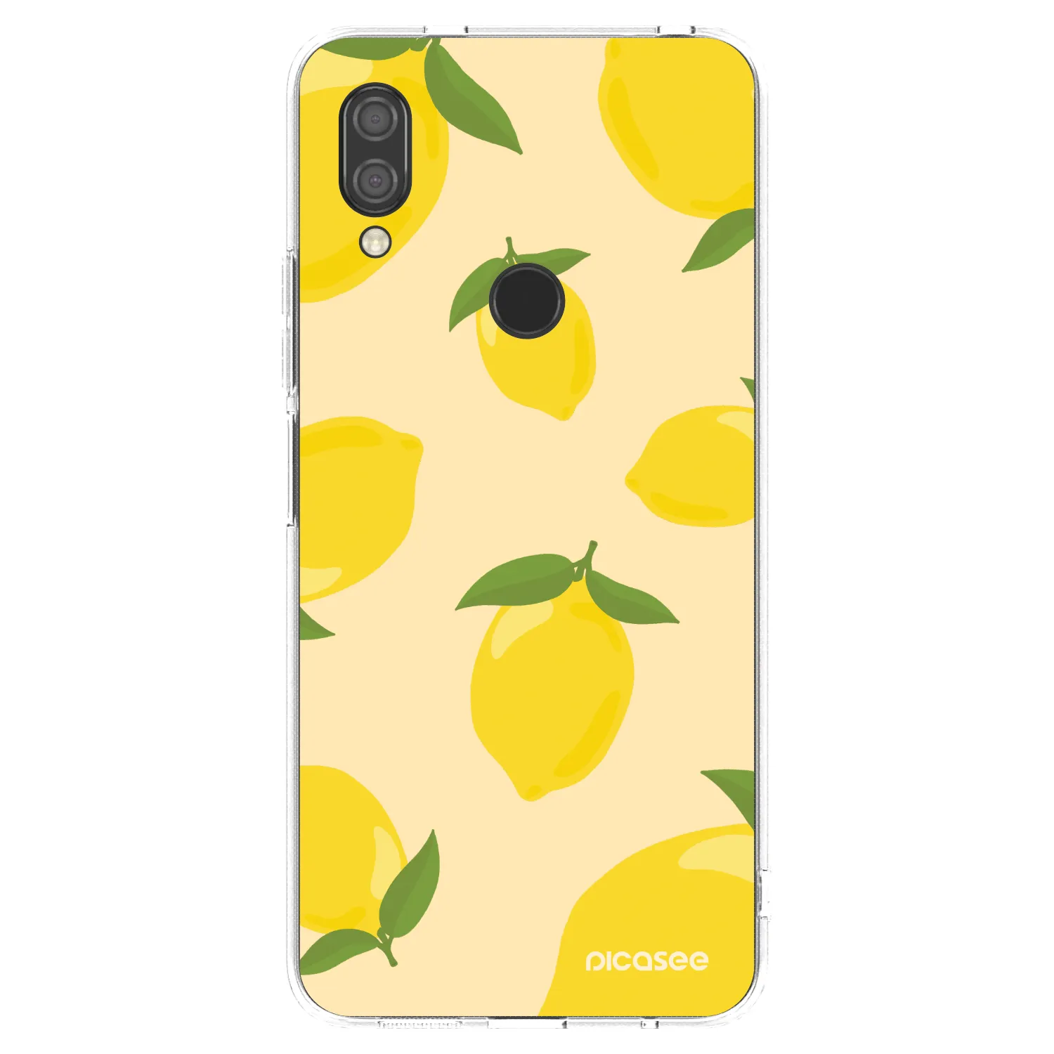Picasee silikónový prehľadný obal pre Xiaomi Redmi 7 - Limoncella