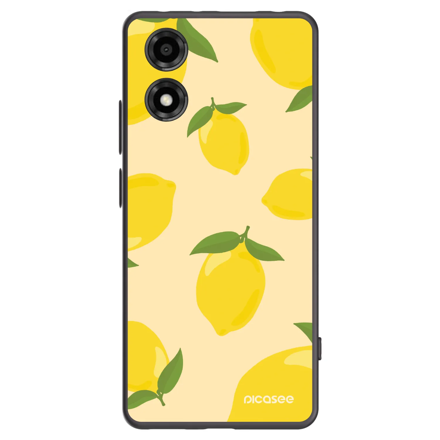 Picasee silikónový čierny obal pre Motorola Moto E14 - Limoncella