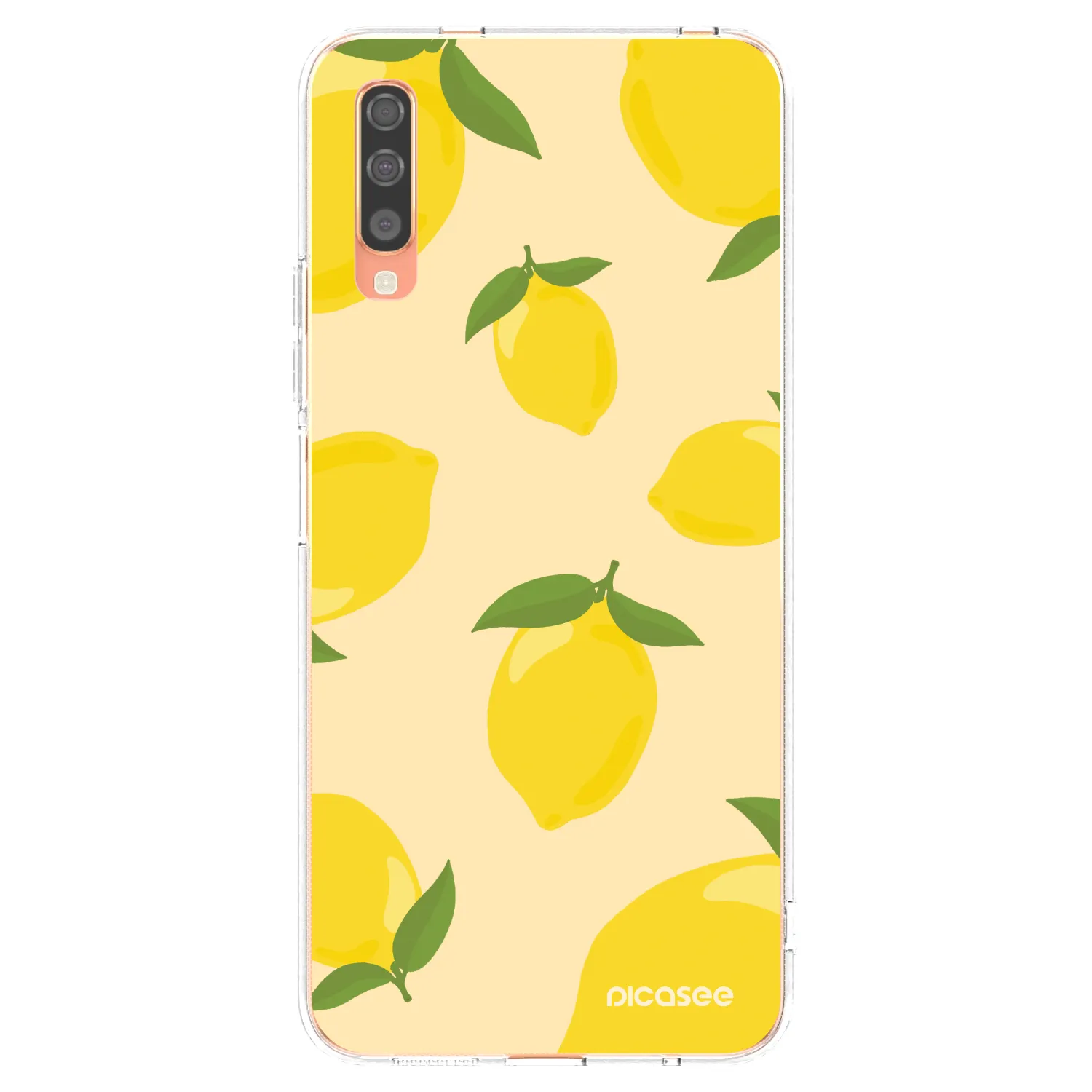 Picasee silikónový prehľadný obal pre Samsung Galaxy A70 A705F - Limoncella