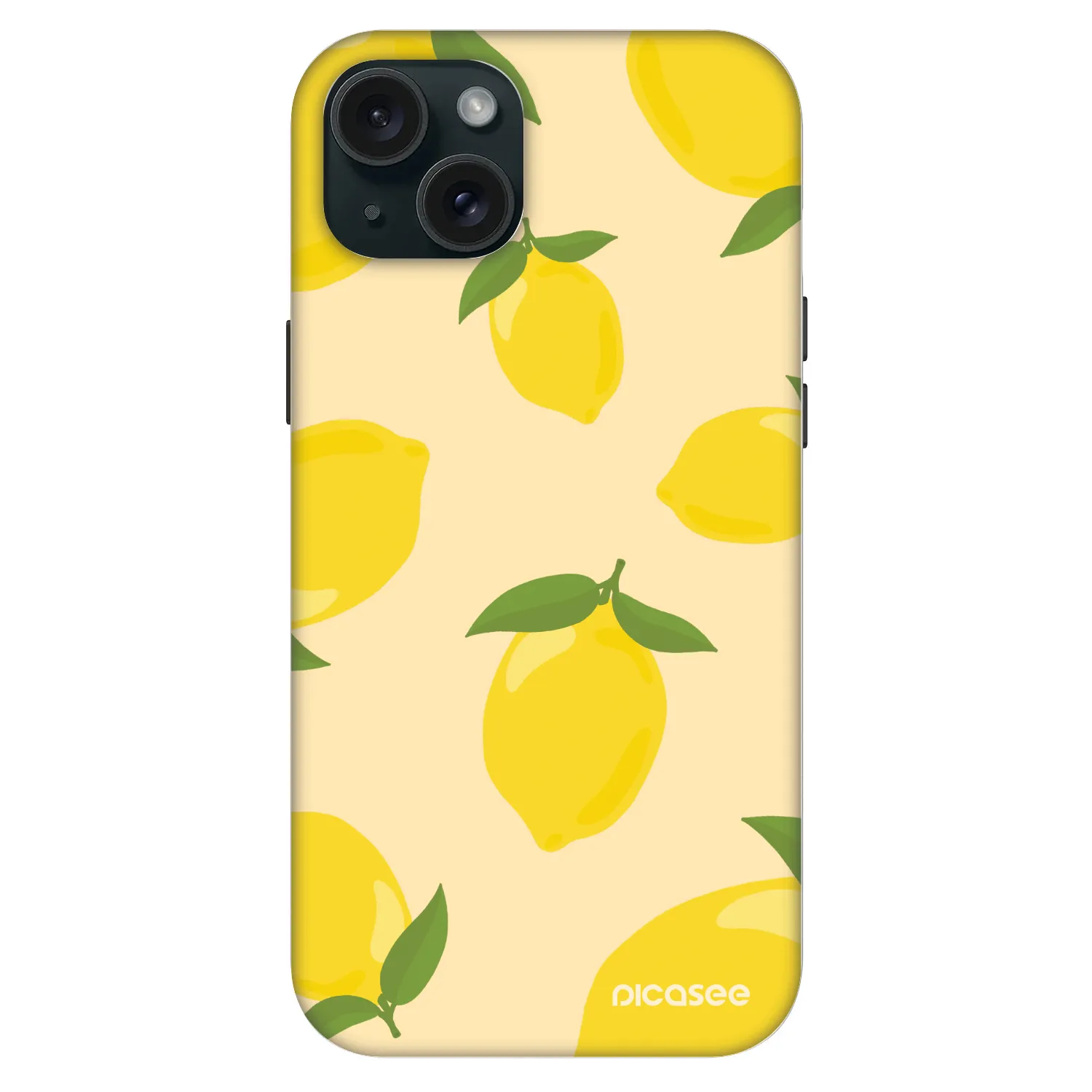 Picasee Fashion Case MagSafe pre Apple iPhone 15 Plus - Limoncella