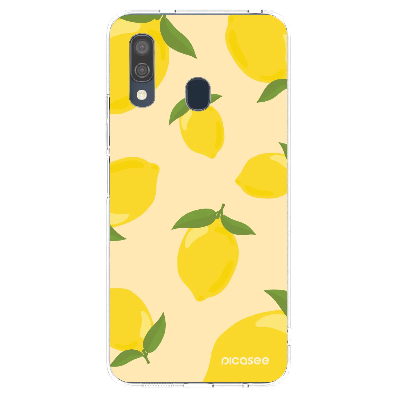 Picasee silikónový prehľadný obal pre Samsung Galaxy A40 A405F - Limoncella
