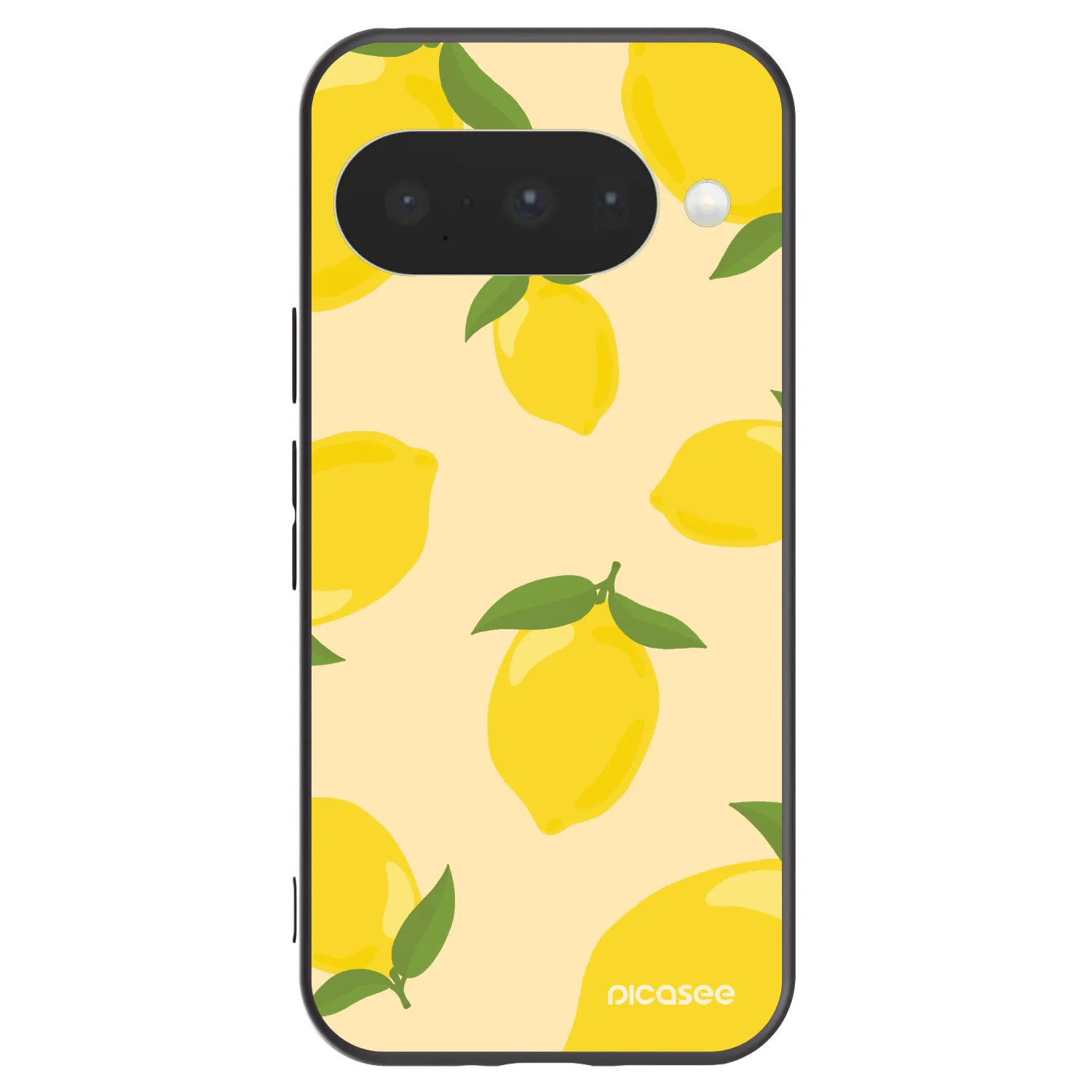 Picasee silikónový čierny obal pre Google Pixel 10 - Limoncella