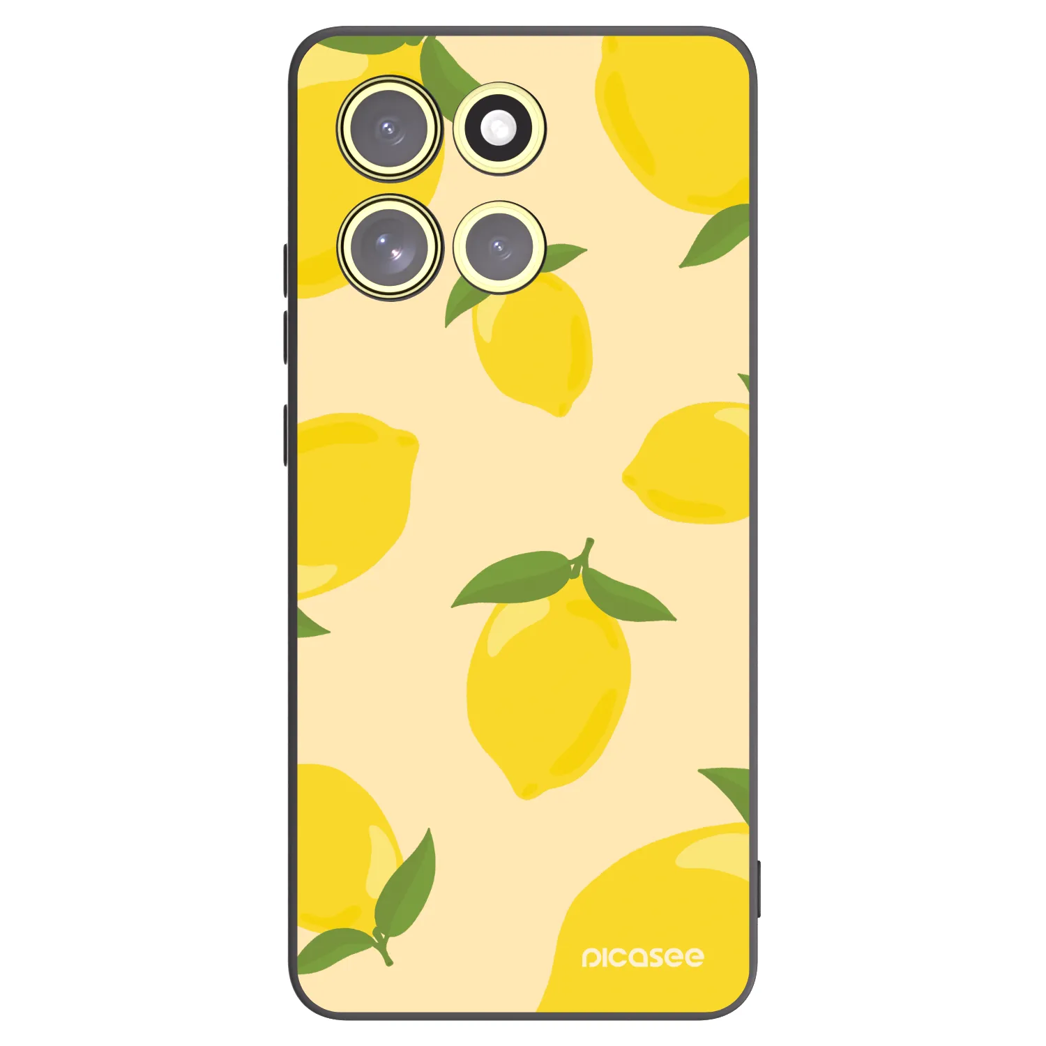 Picasee silikónový čierny obal pre Motorola Moto G86 Power 5G - Limoncella