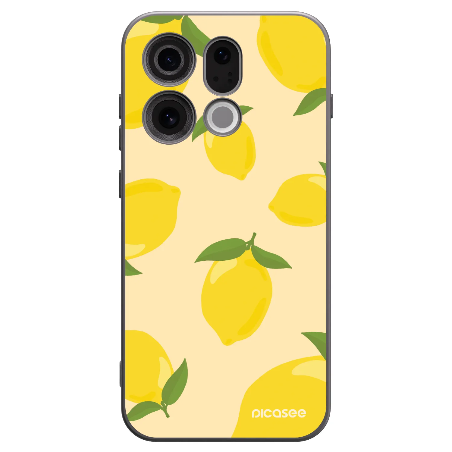 Picasee silikónový čierny obal pre OPPO Find X9 - Limoncella