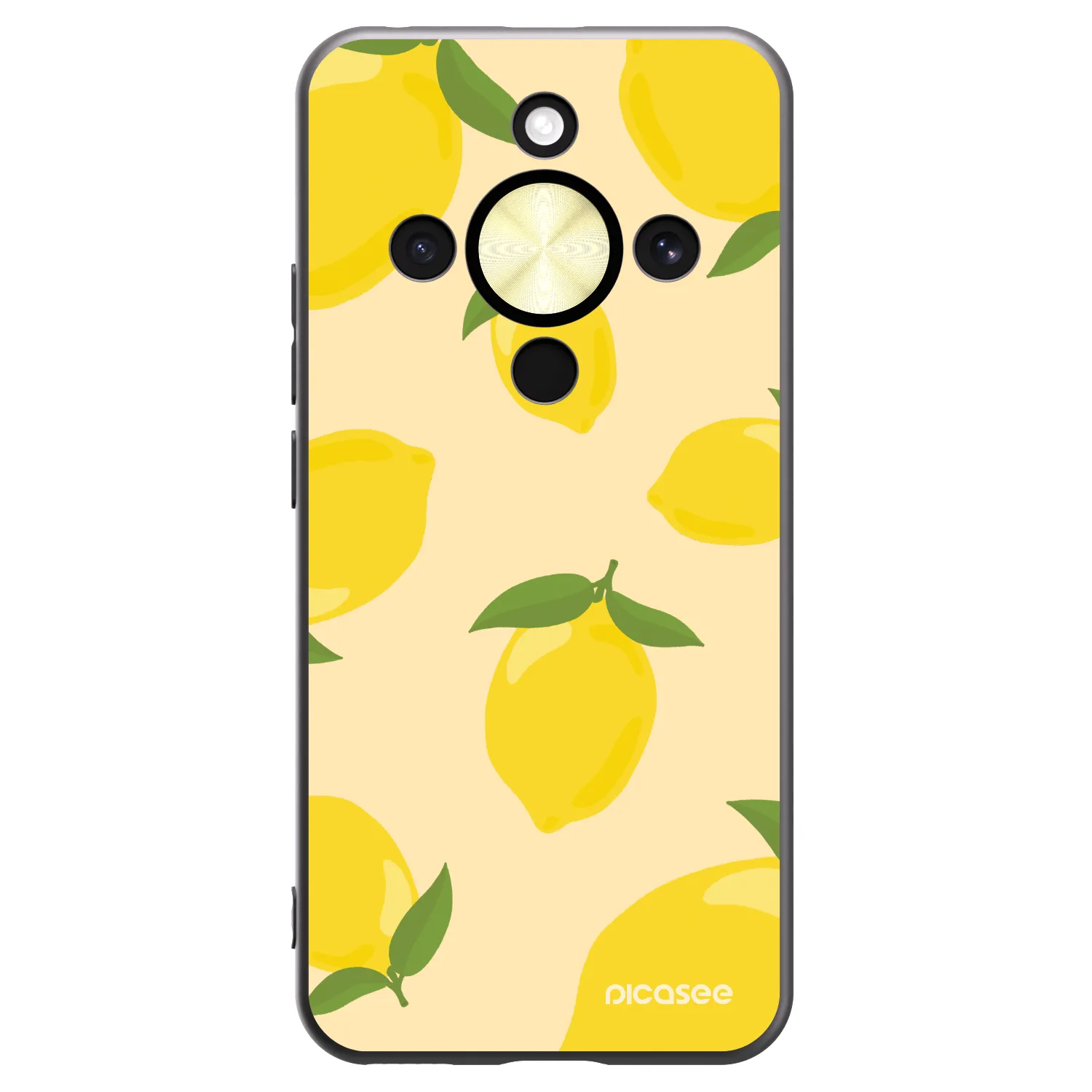 Picasee silikónový čierny obal pre Honor Magic8 Lite 5G - Limoncella