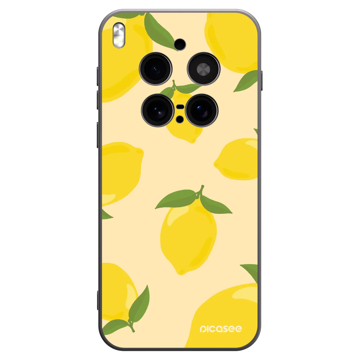 Picasee silikónový čierny obal pre Vivo X300 Pro - Limoncella