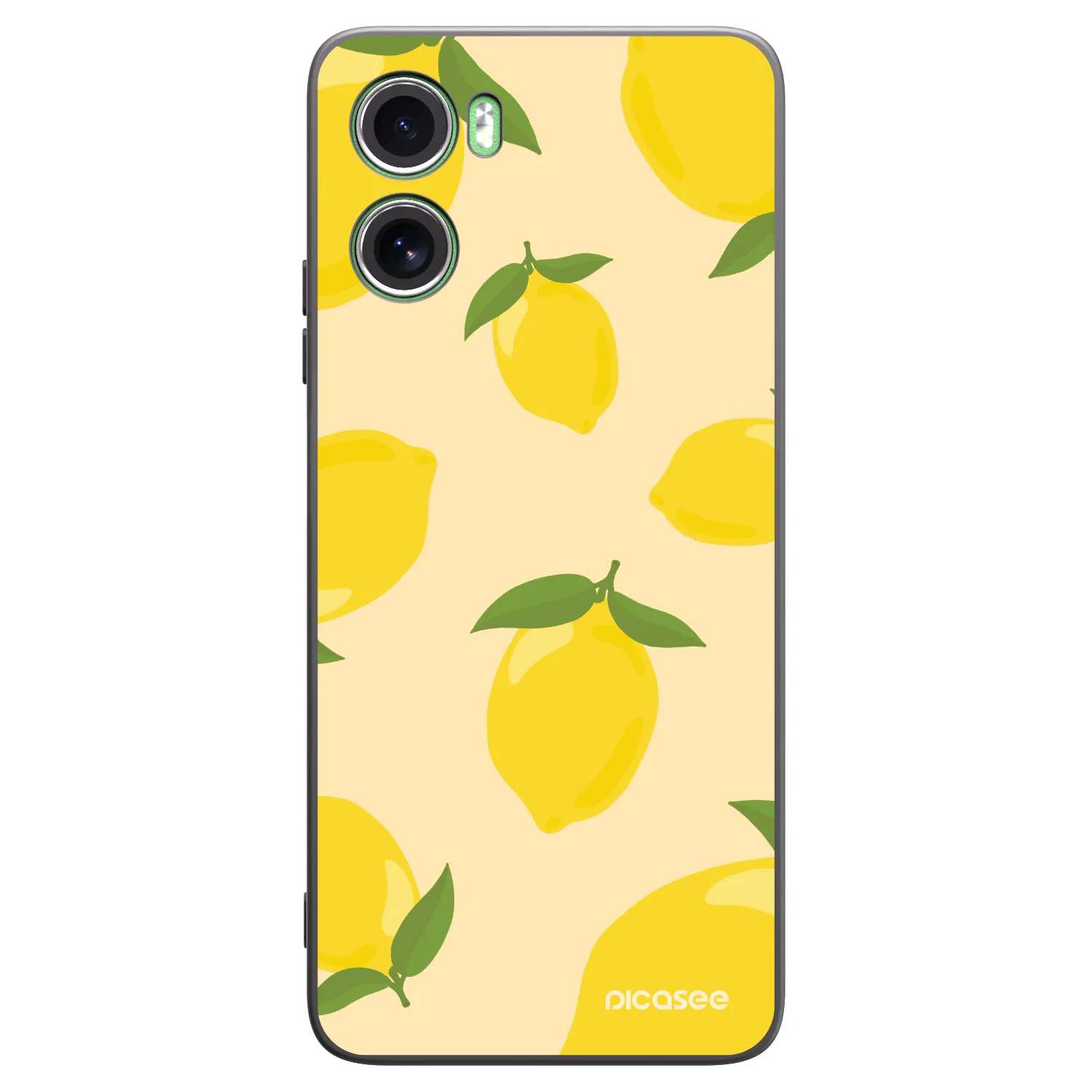 Picasee silikónový čierny obal pre Motorola Moto G06 - Limoncella