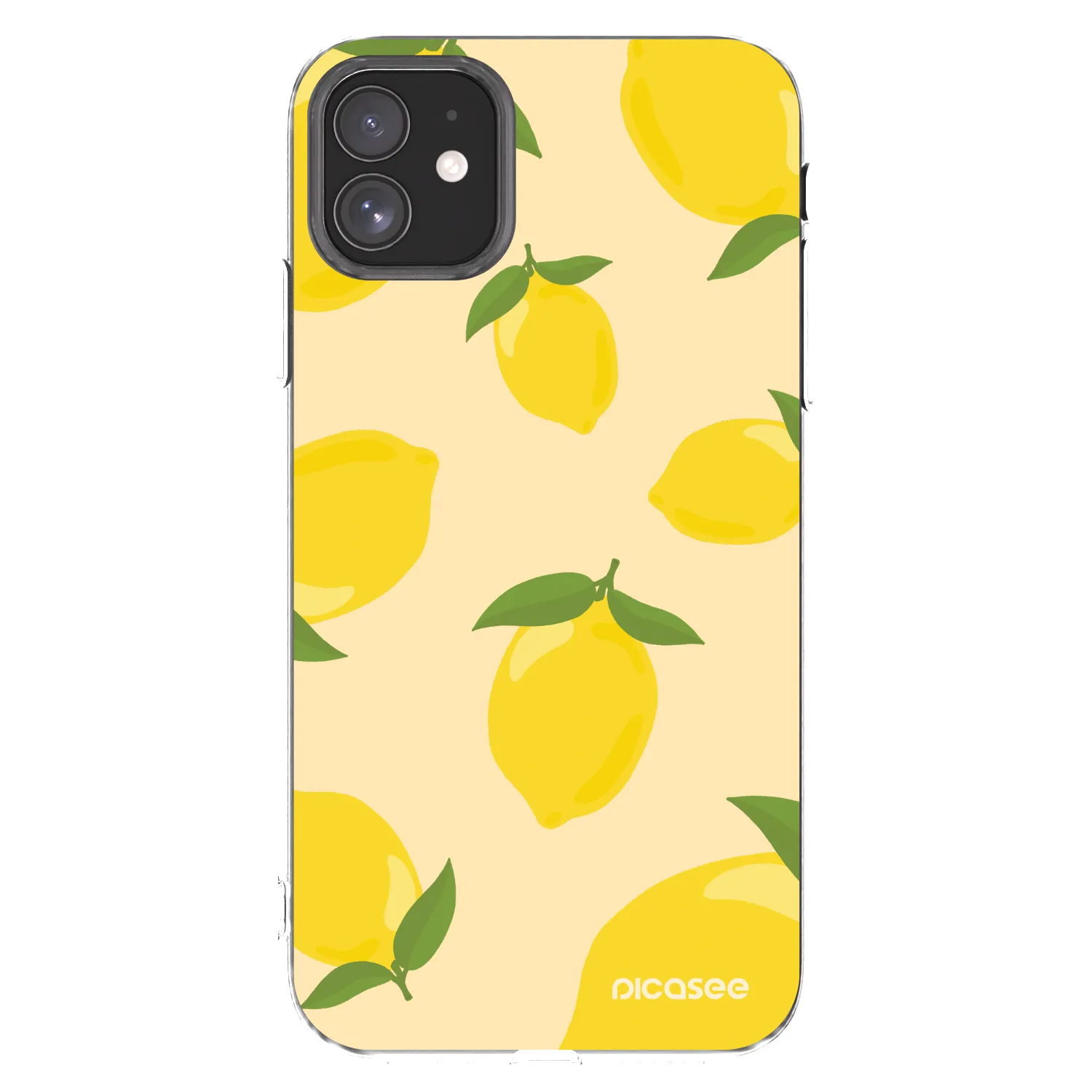 Picasee silikónový prehľadný obal pre Apple iPhone 11 - Limoncella