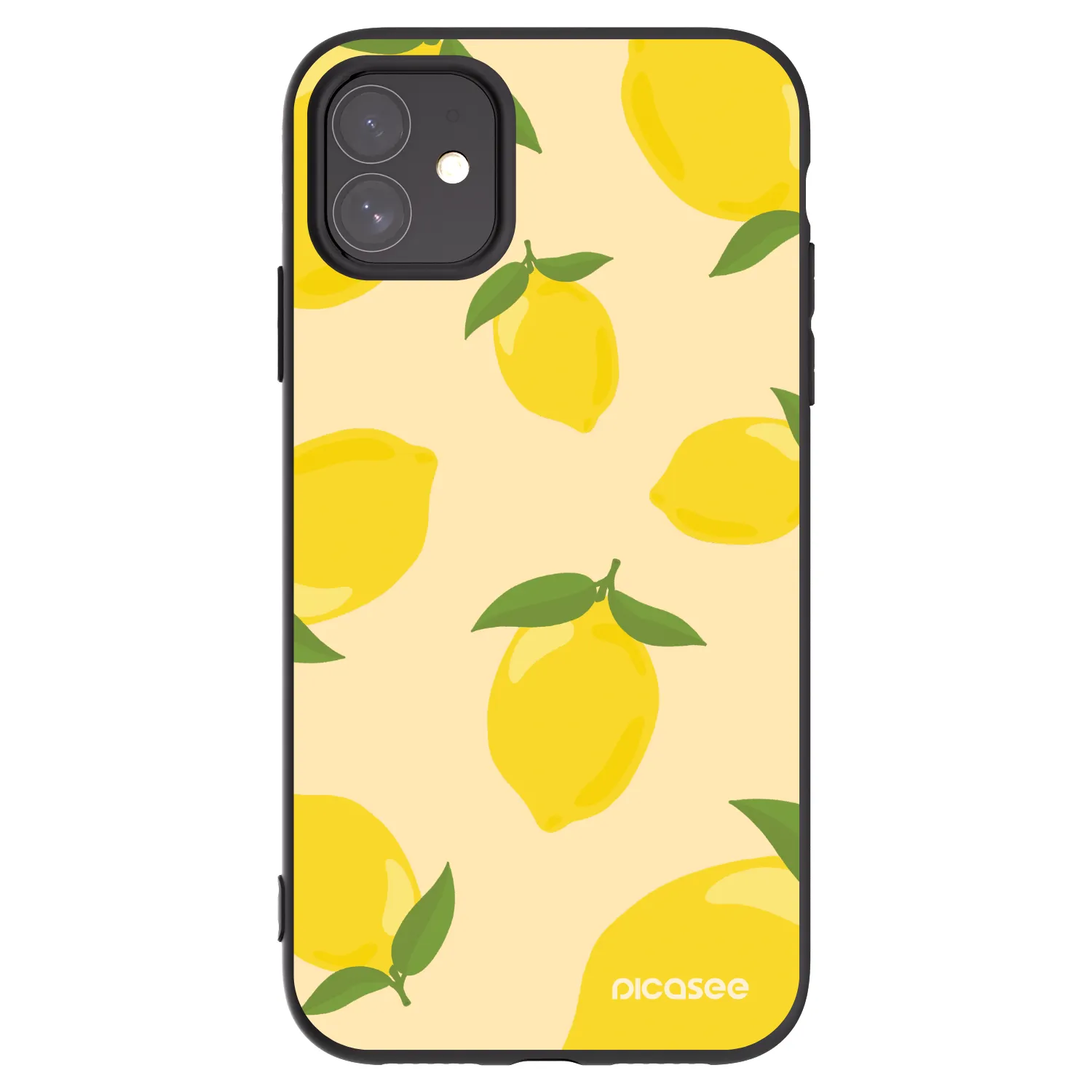 Picasee silikónový čierny obal pre Apple iPhone 11 - Limoncella