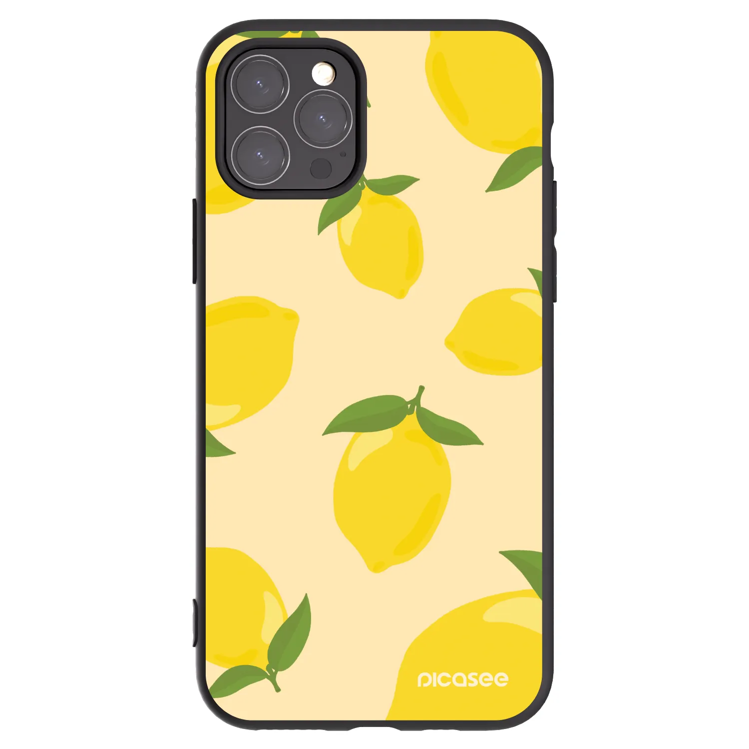 Picasee silikónový čierny obal pre Apple iPhone 11 Pro - Limoncella