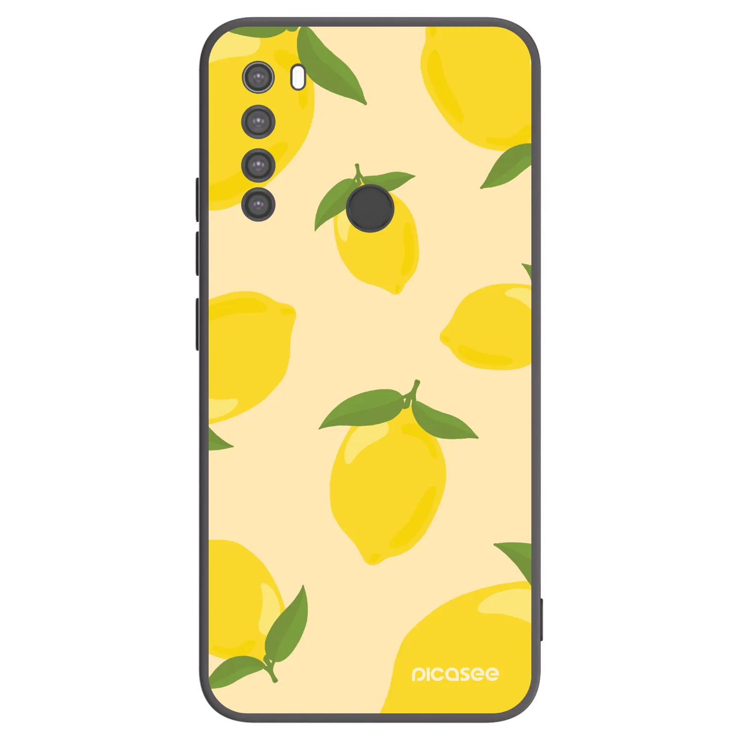 Picasee silikónový čierny obal pre Xiaomi Redmi Note 8 - Limoncella