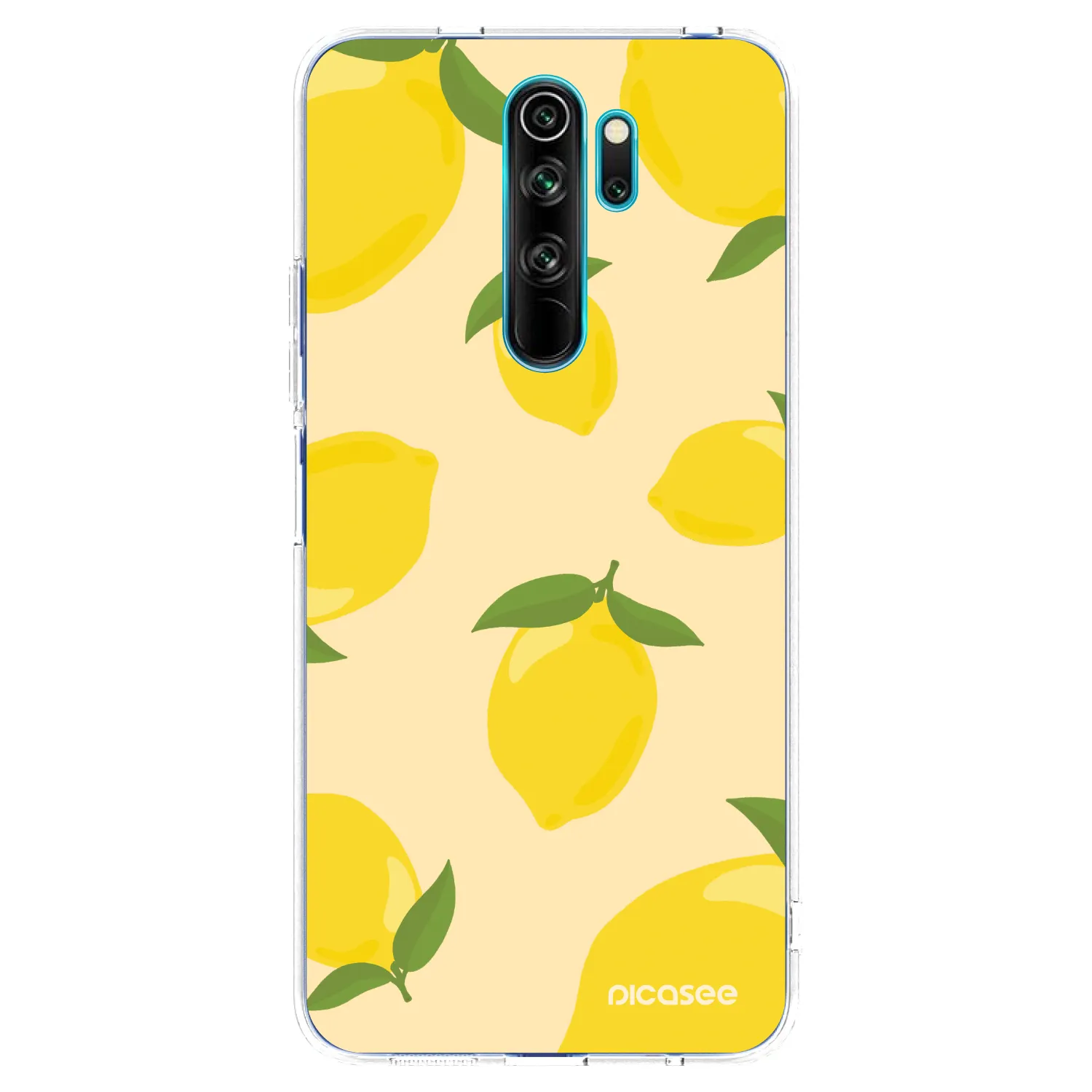 Picasee silikónový prehľadný obal pre Xiaomi Redmi Note 8 Pro - Limoncella