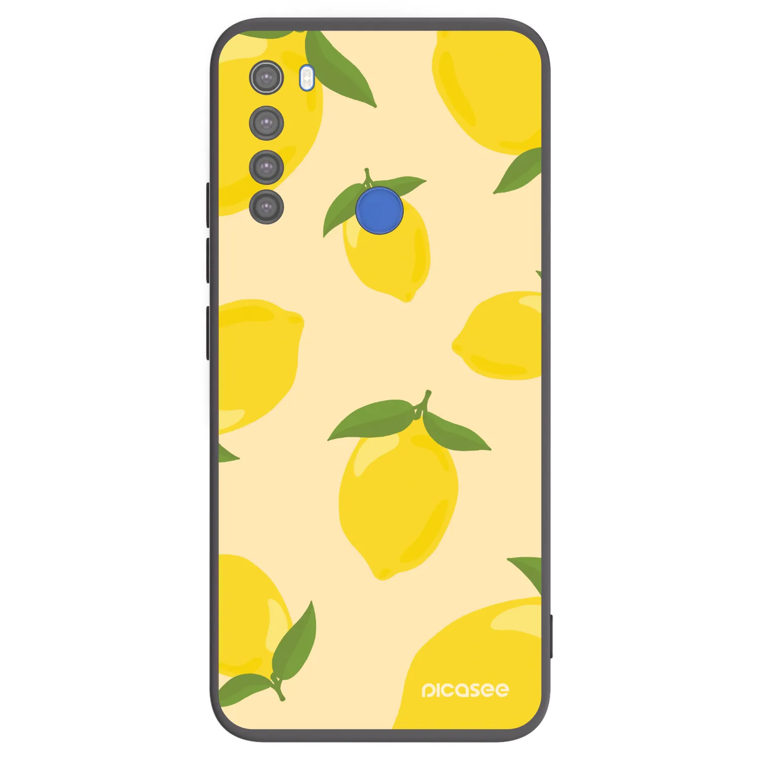 Picasee silikónový čierny obal pre Xiaomi Redmi Note 8T - Limoncella