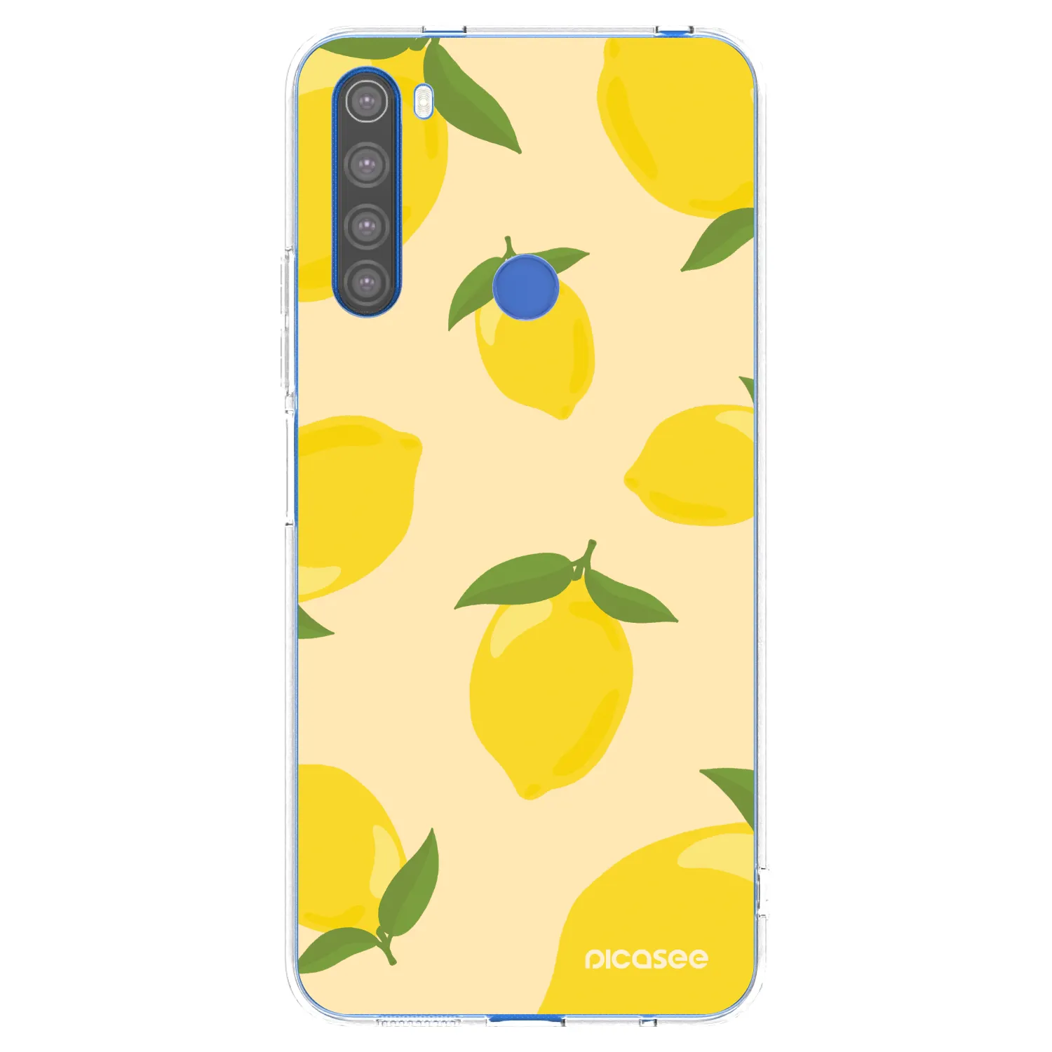 Picasee silikónový prehľadný obal pre Xiaomi Redmi Note 8T - Limoncella