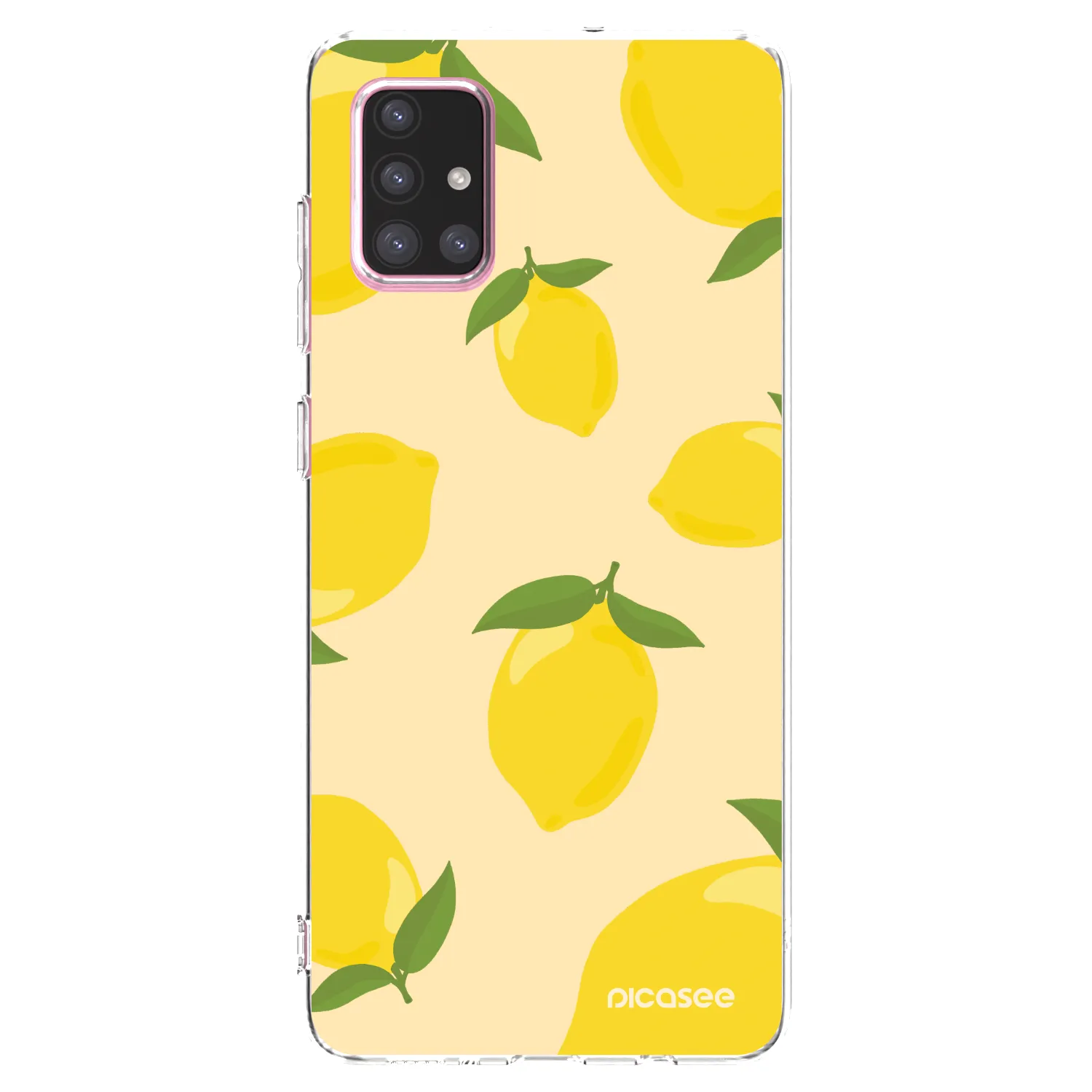 Picasee silikónový prehľadný obal pre Samsung Galaxy A71 A715F - Limoncella